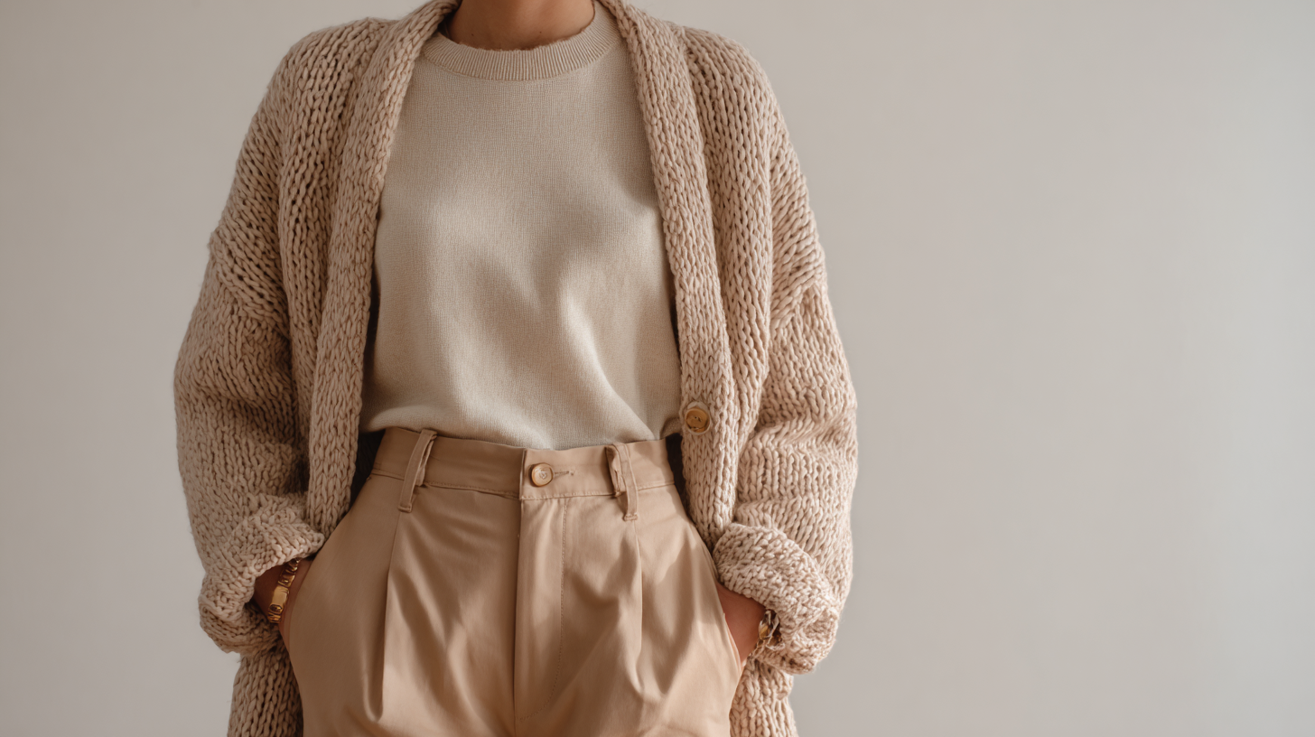 Beige Neutral Monochrome Look