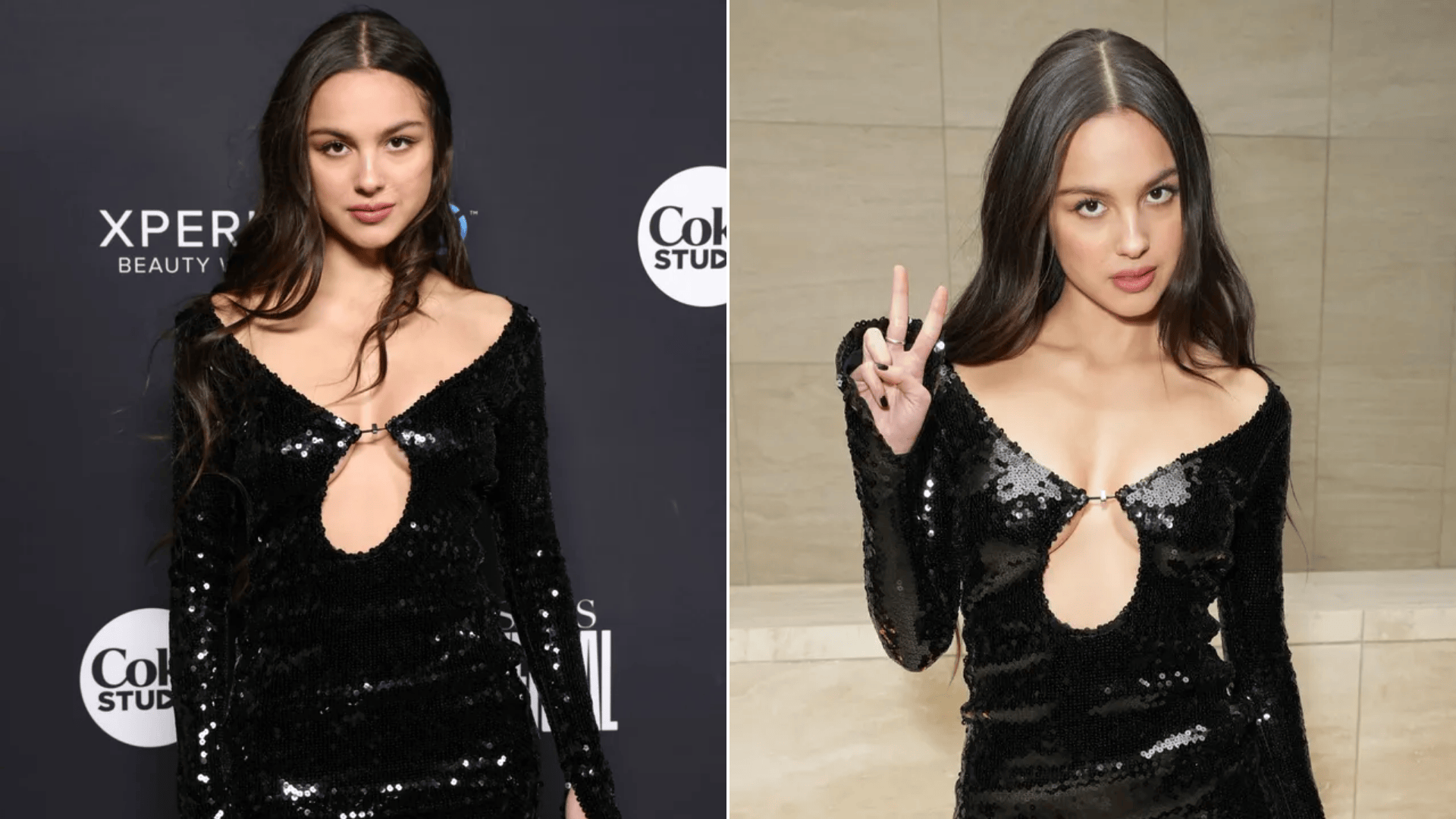 Black Cutout Minidress Olivia Rodrigo