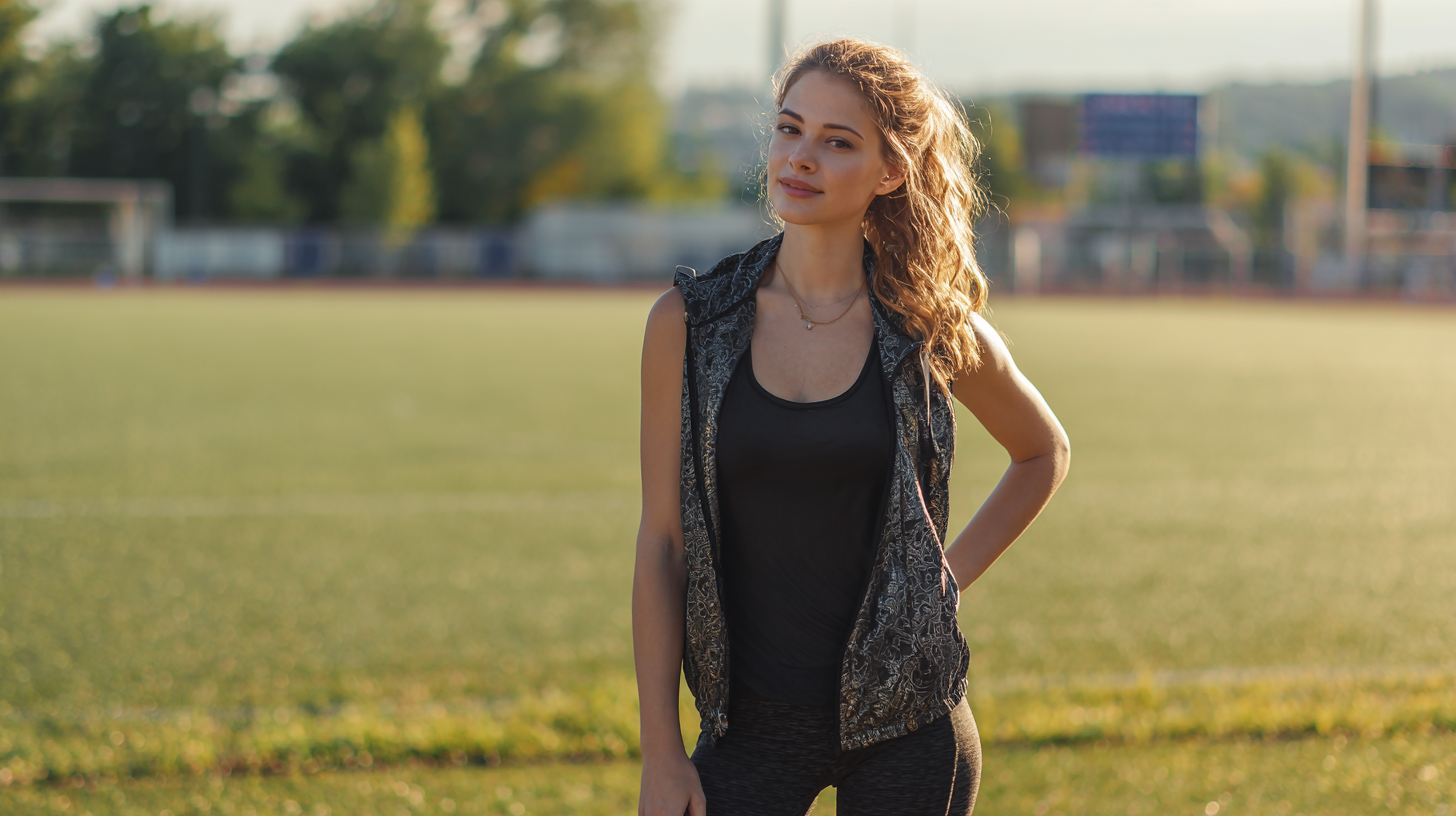 Capri Leggings Tank And Lightweight Vest