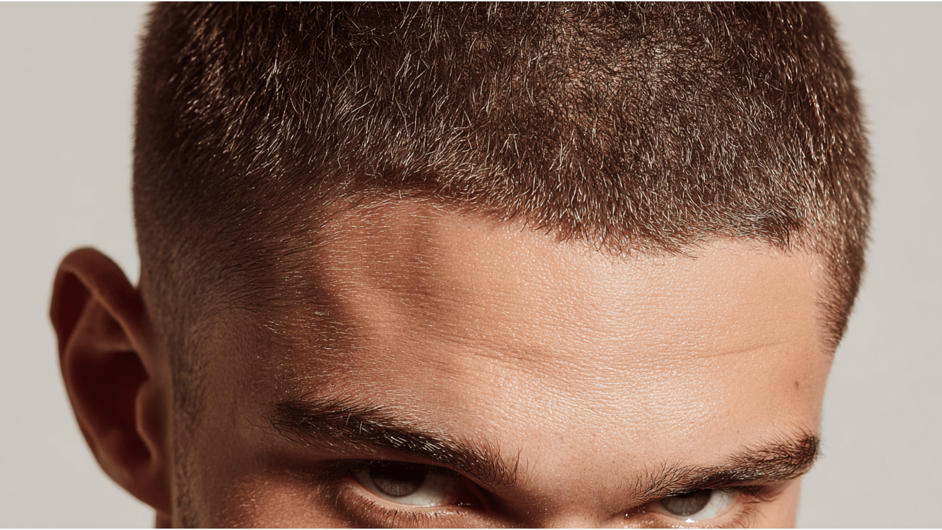 Forward Brush Buzz Cut