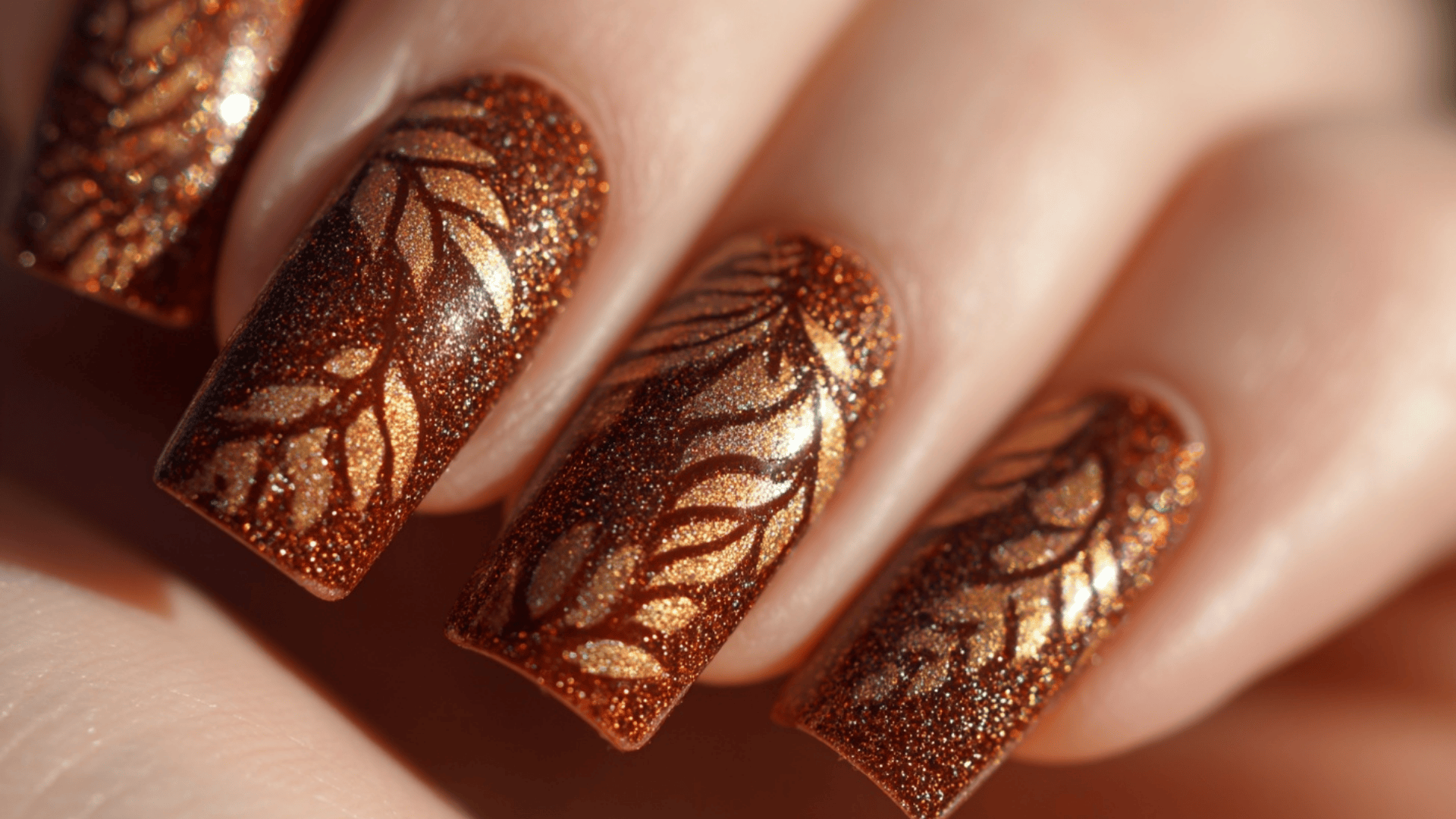 Glittery Bronze Foundation featuring Cinnamon Stick