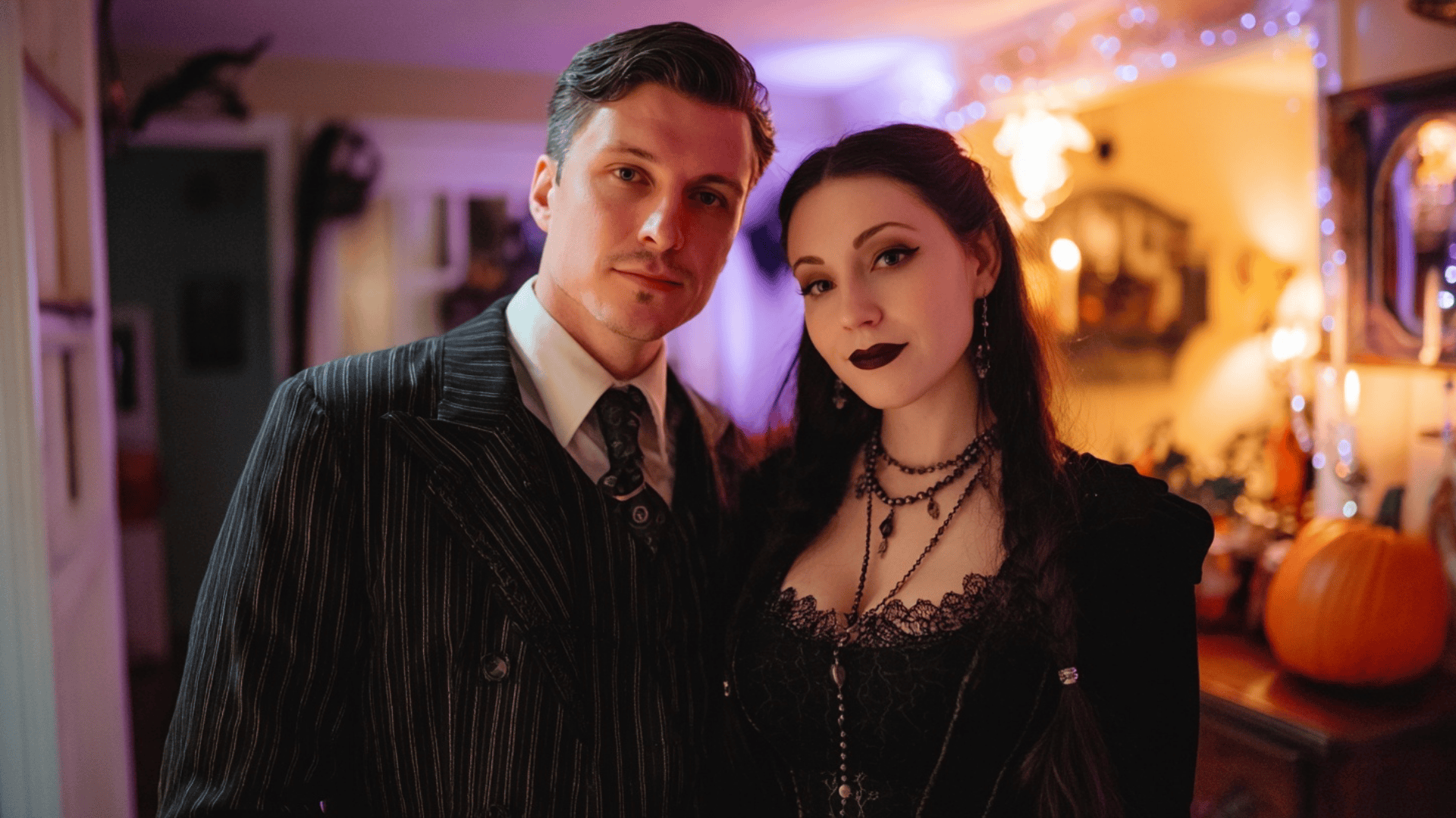 Gomez and Morticia Addams