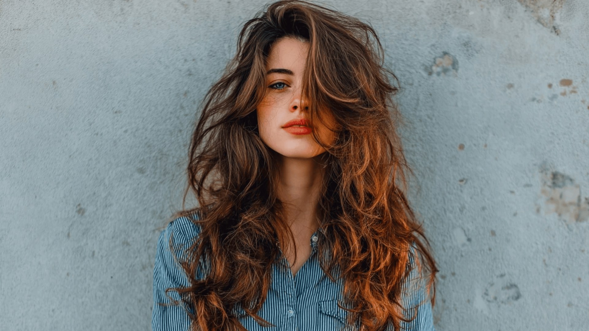 High Volume Bangs with Height