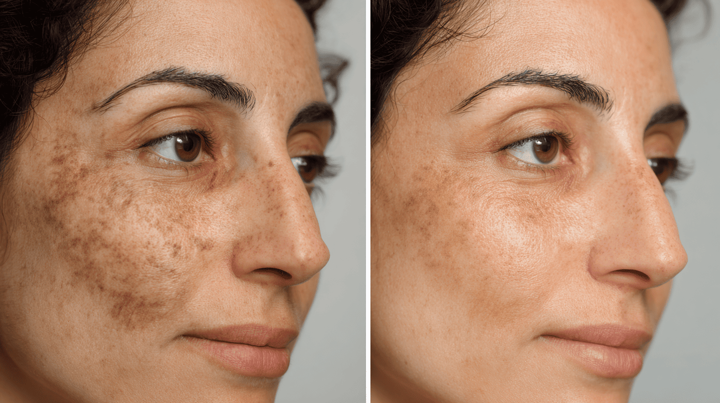 Hyperpigmentation Azelaic Acid Before and After