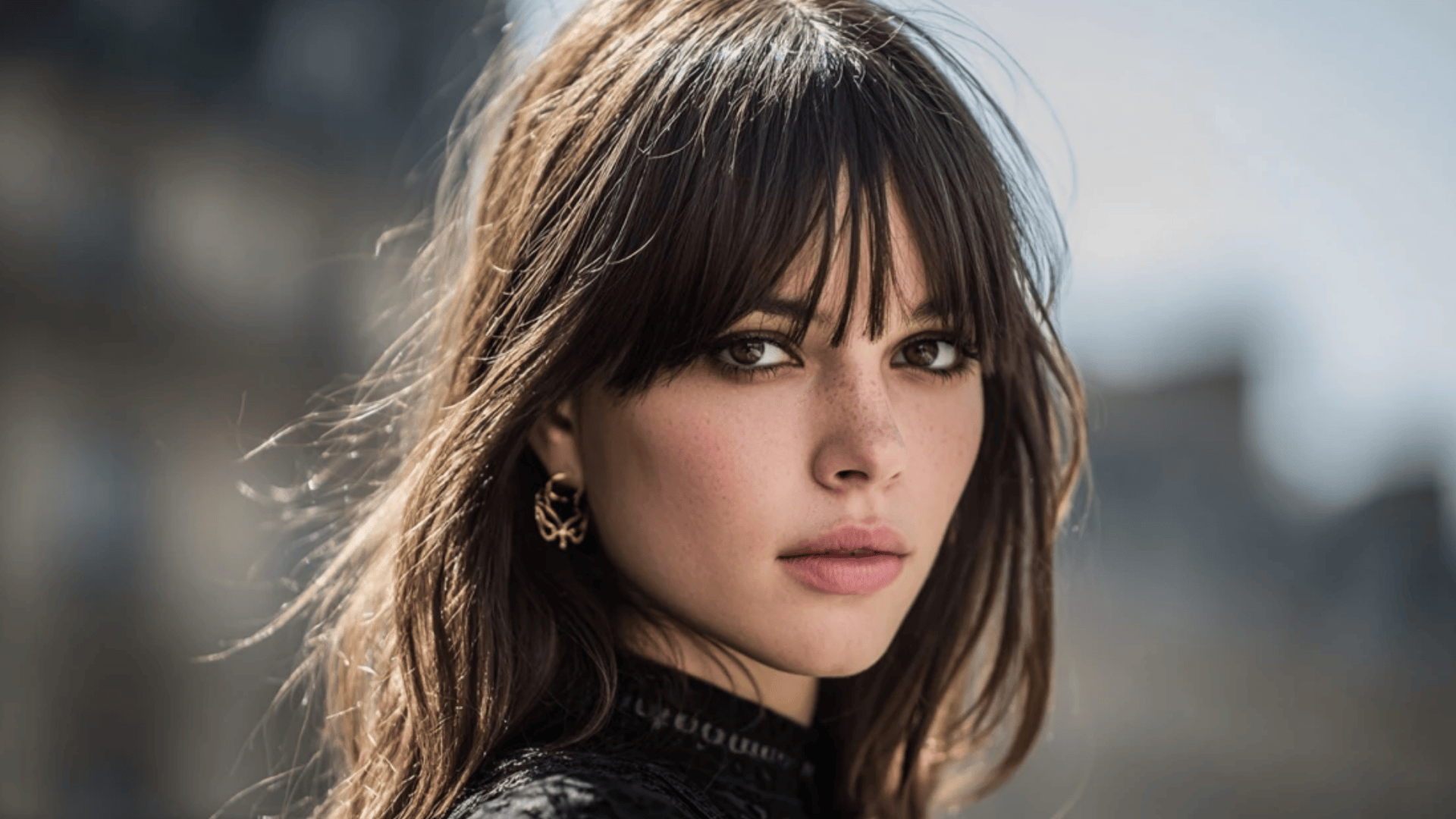 Korean See Thorugh Bangs