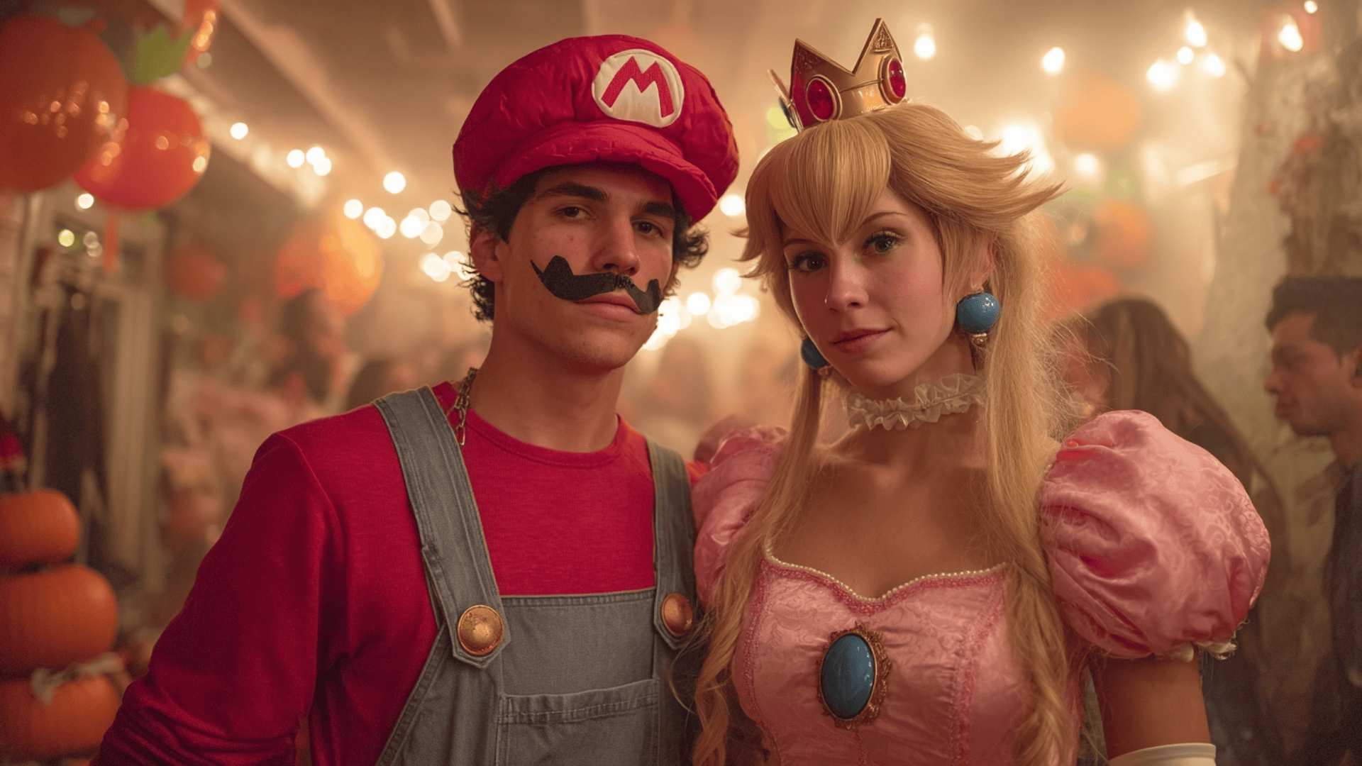 Mario and Princess Peach