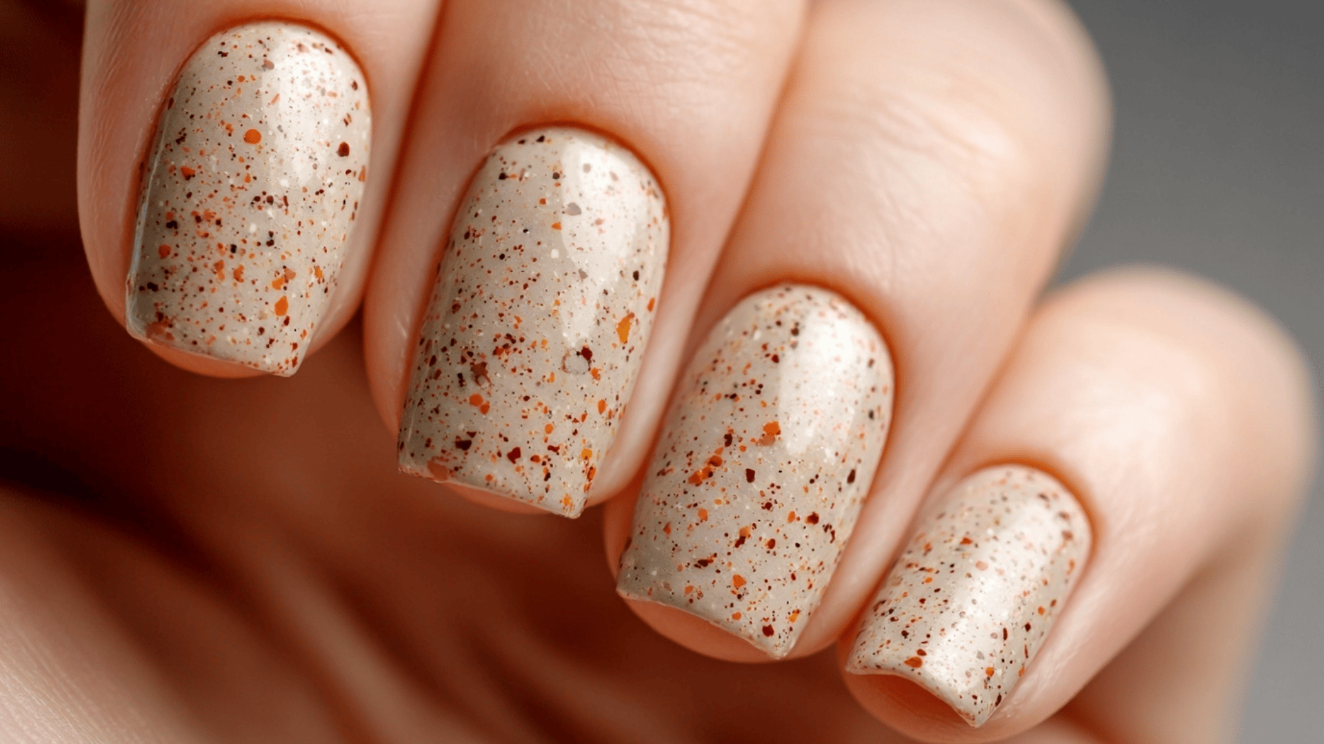Nude featuring Orange plus Brown Speckles