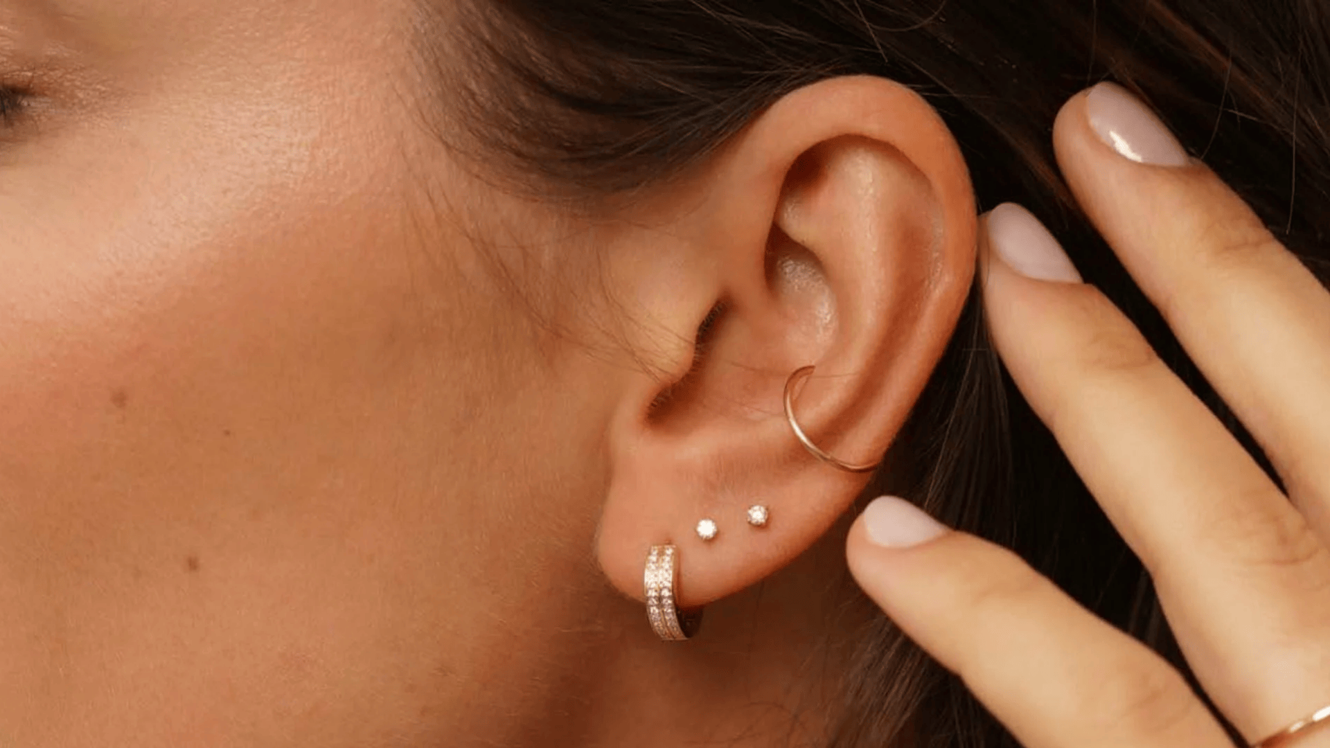 Outer conch piercing