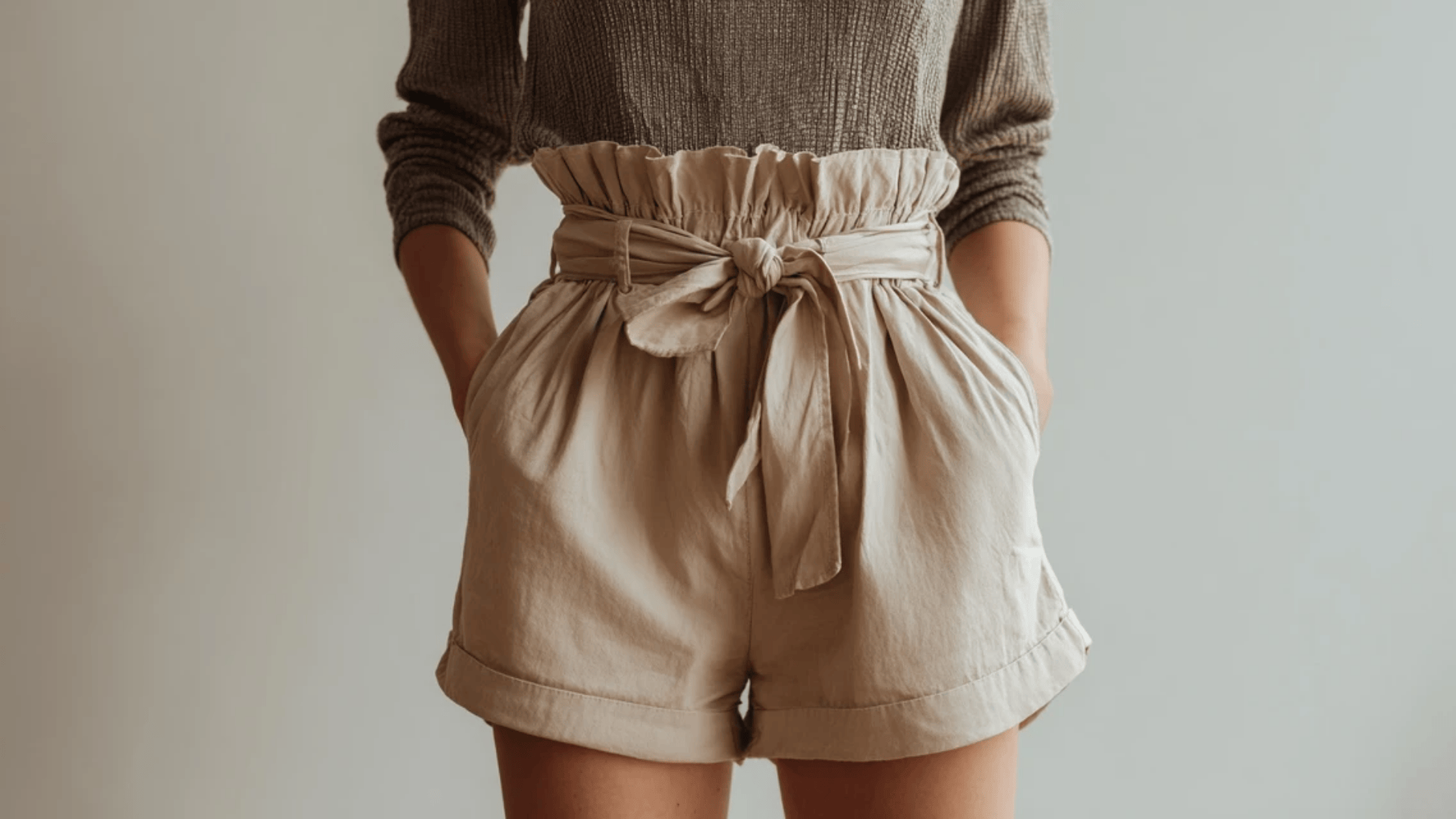 Paperbag Waist Shorts
