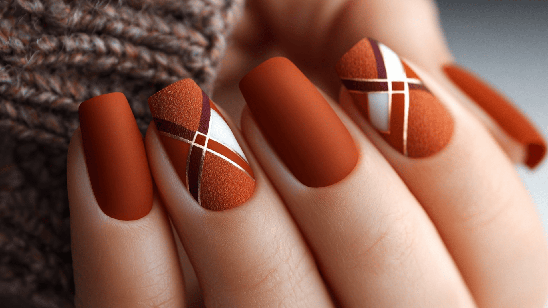 Rust featuring Matte Geometric Shapes