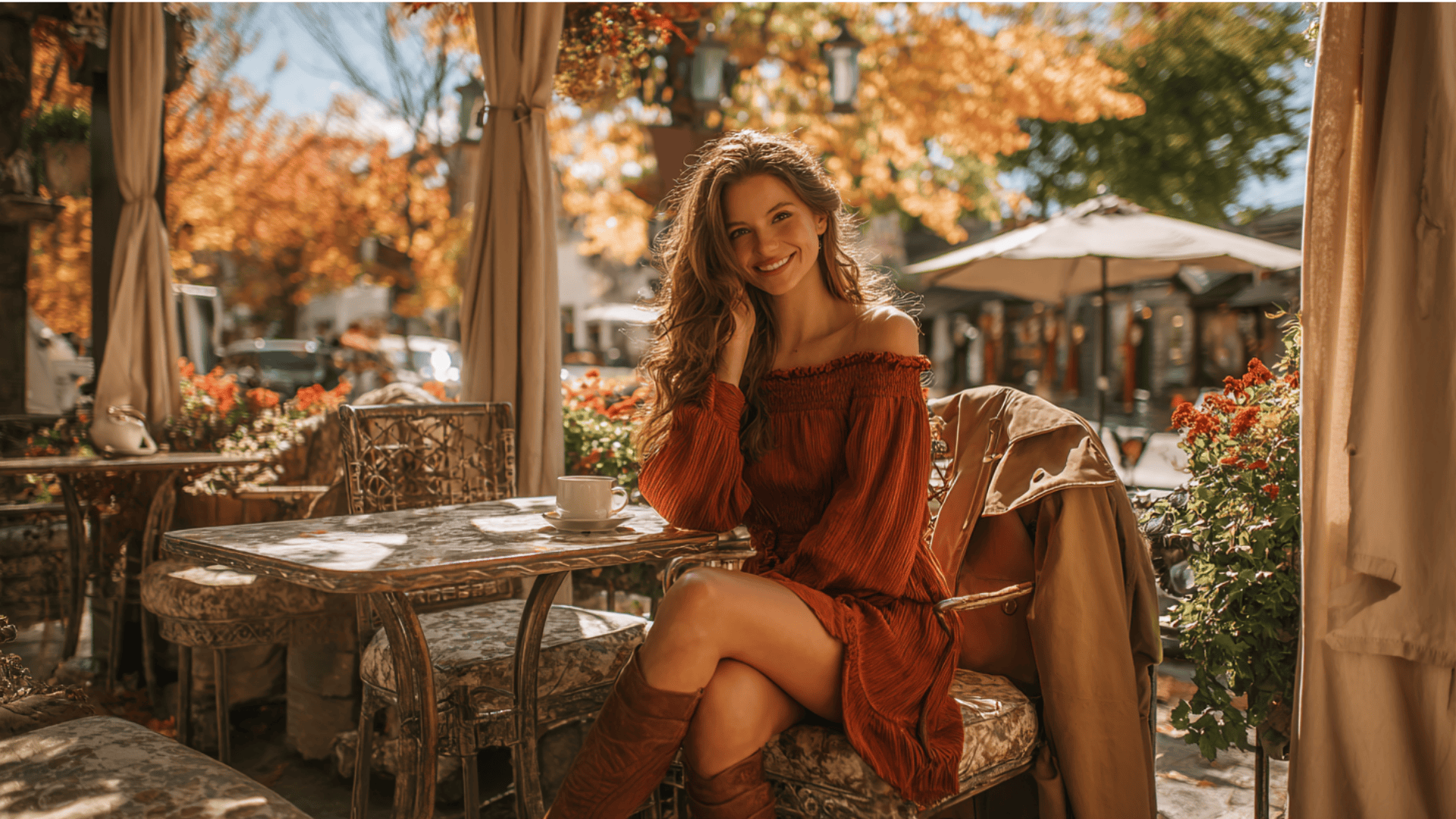 Sweater Dress with Knee-High Boots