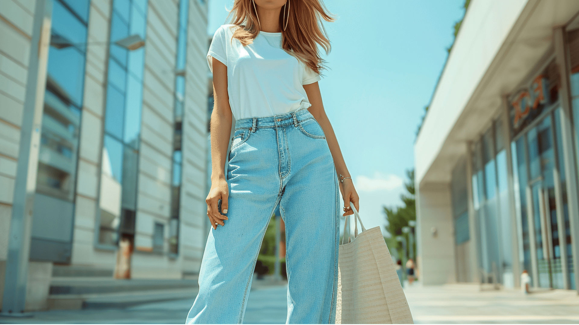 The Classic White Tee Combo