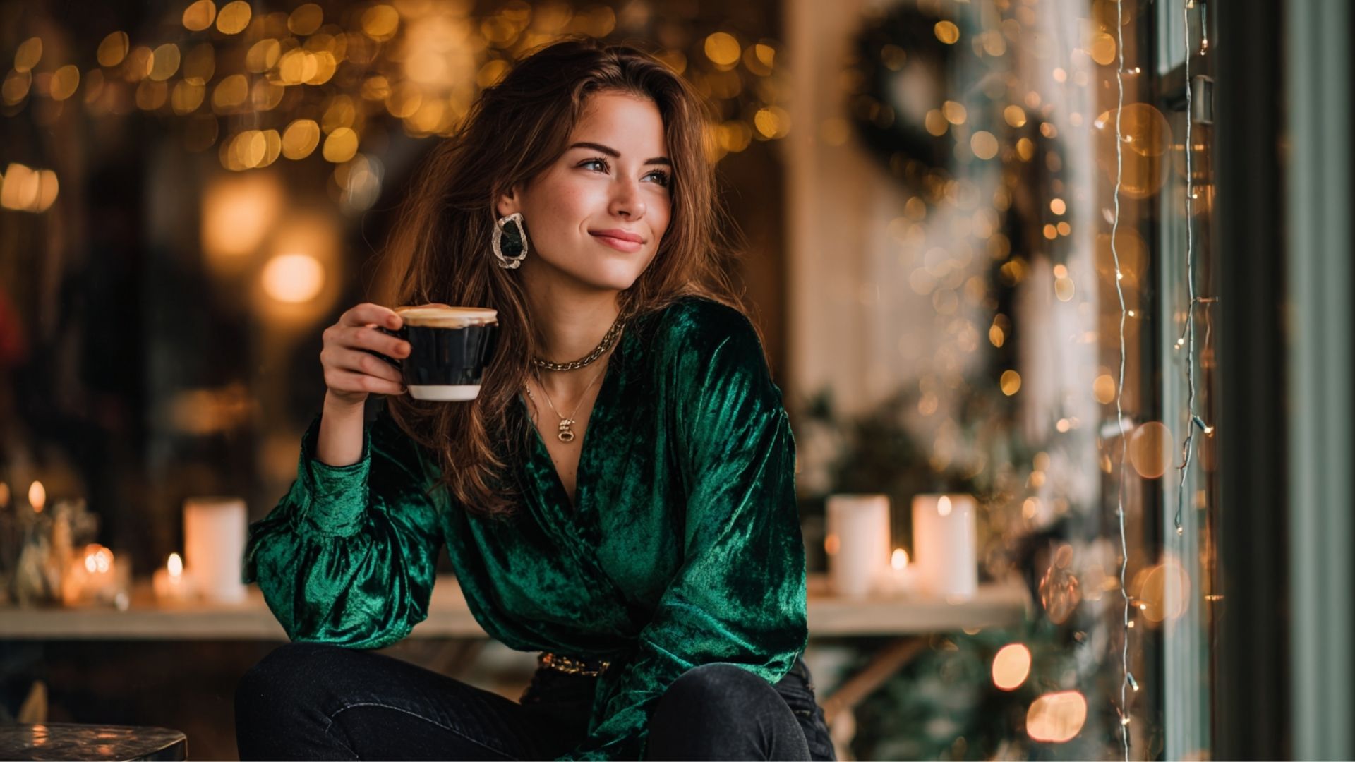White Jeans and Pastel Blouse