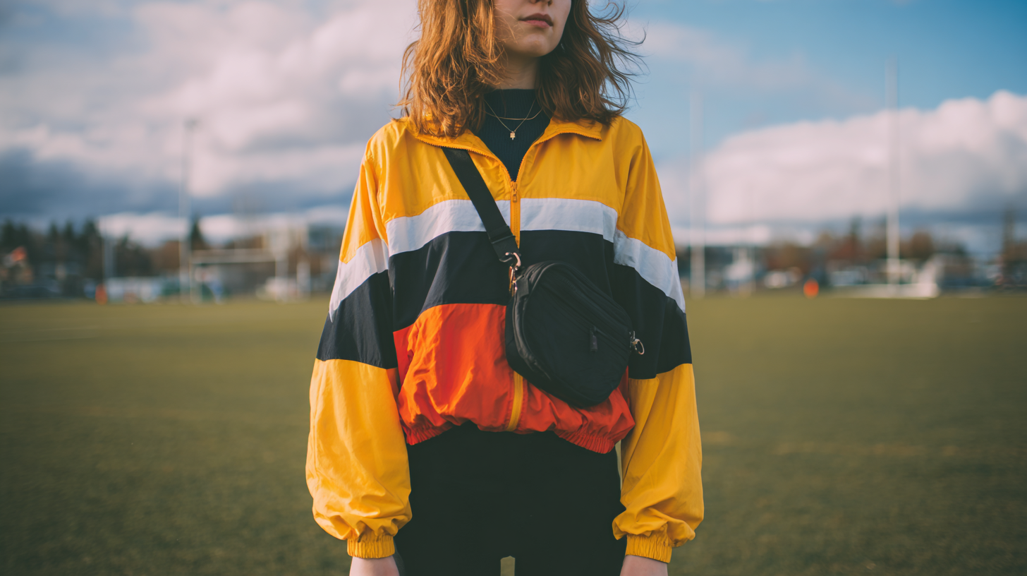 Windbreaker Leggings and Sling Bag