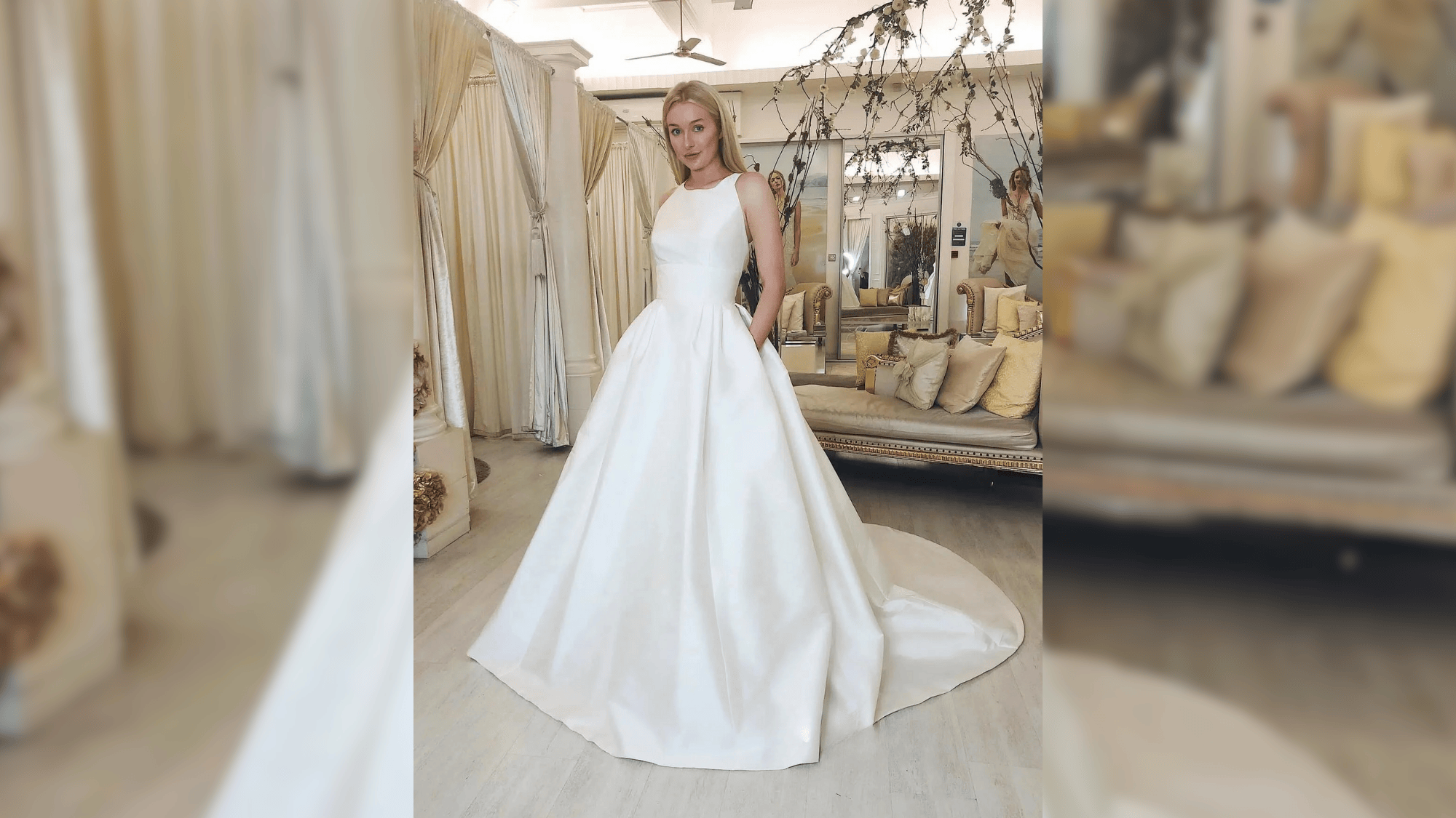 minimalist open back satin wedding dress (1)