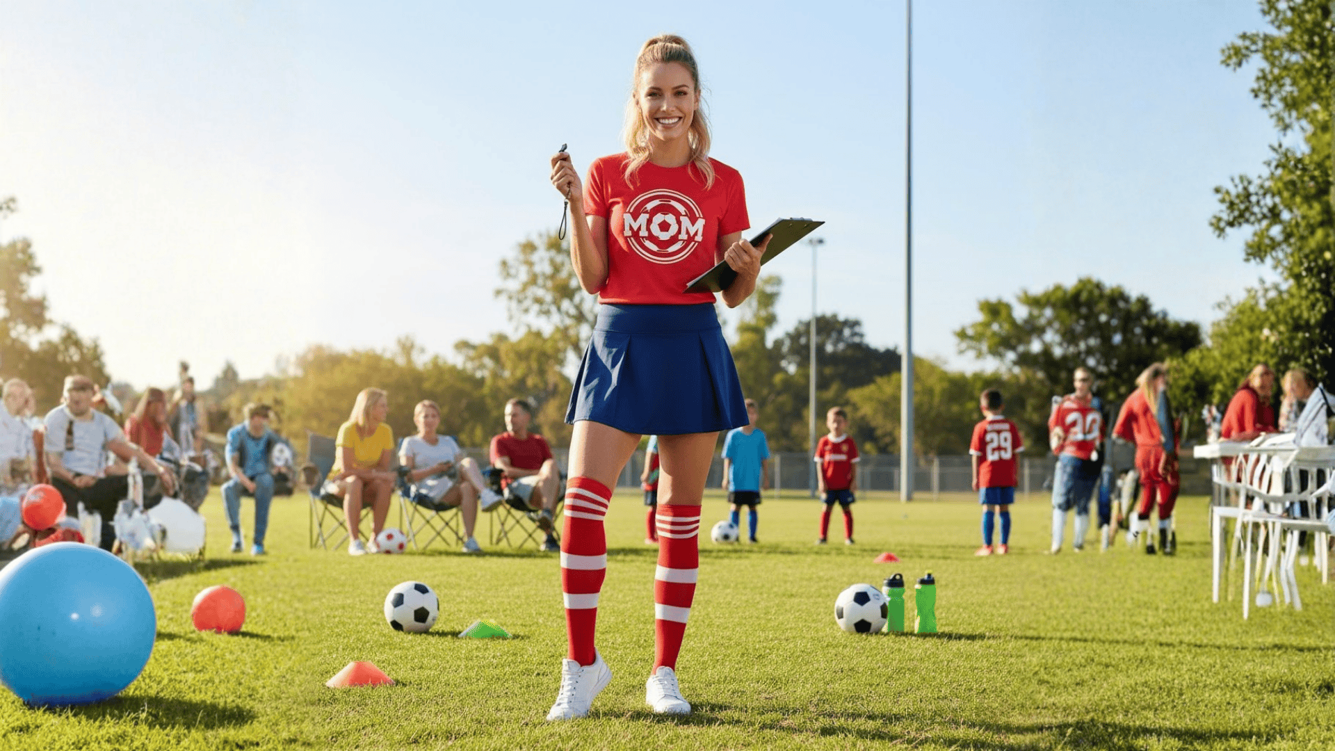 tennis skirt logo tee and compression socks