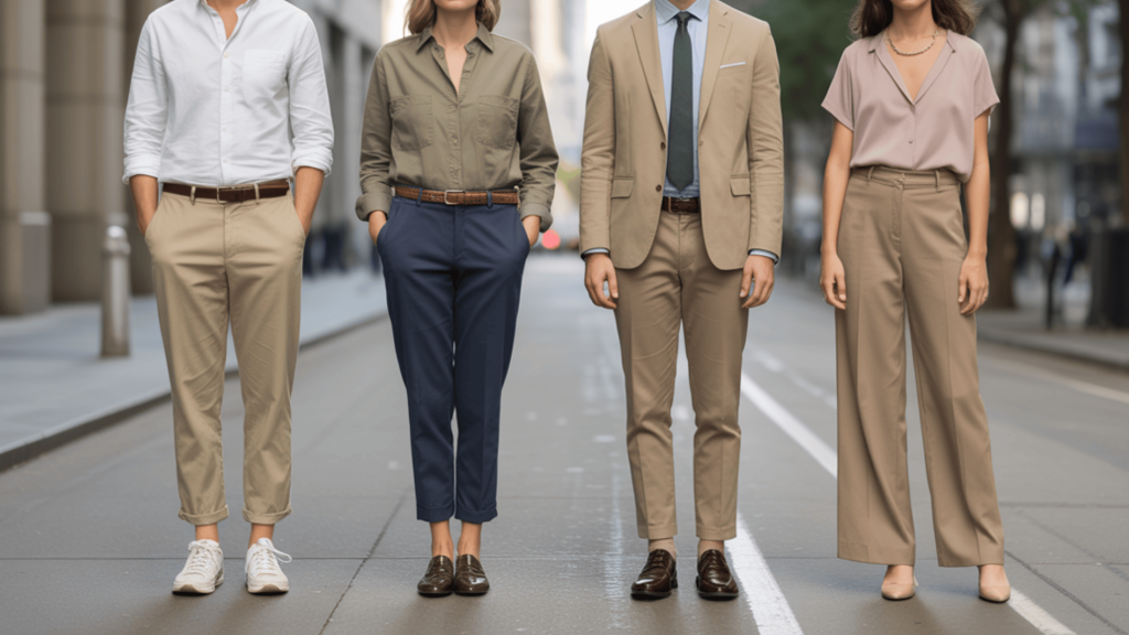 what colors go with khaki