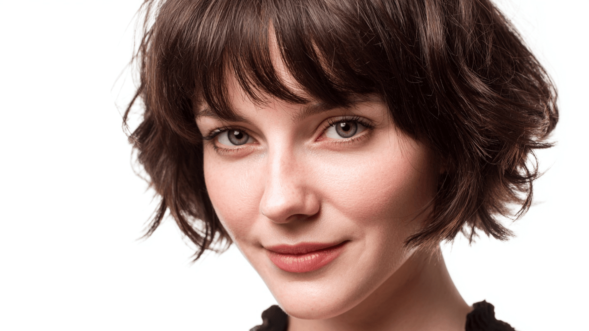 A-Line Bob with Cheek-Length Framing Pieces