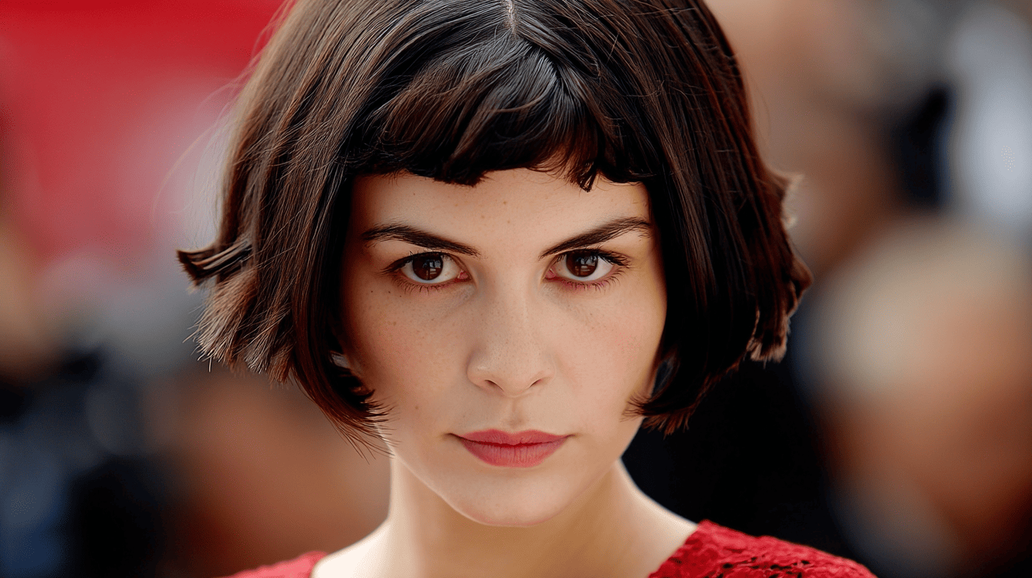 Amelie Bob Chin Length With Brow Fringe