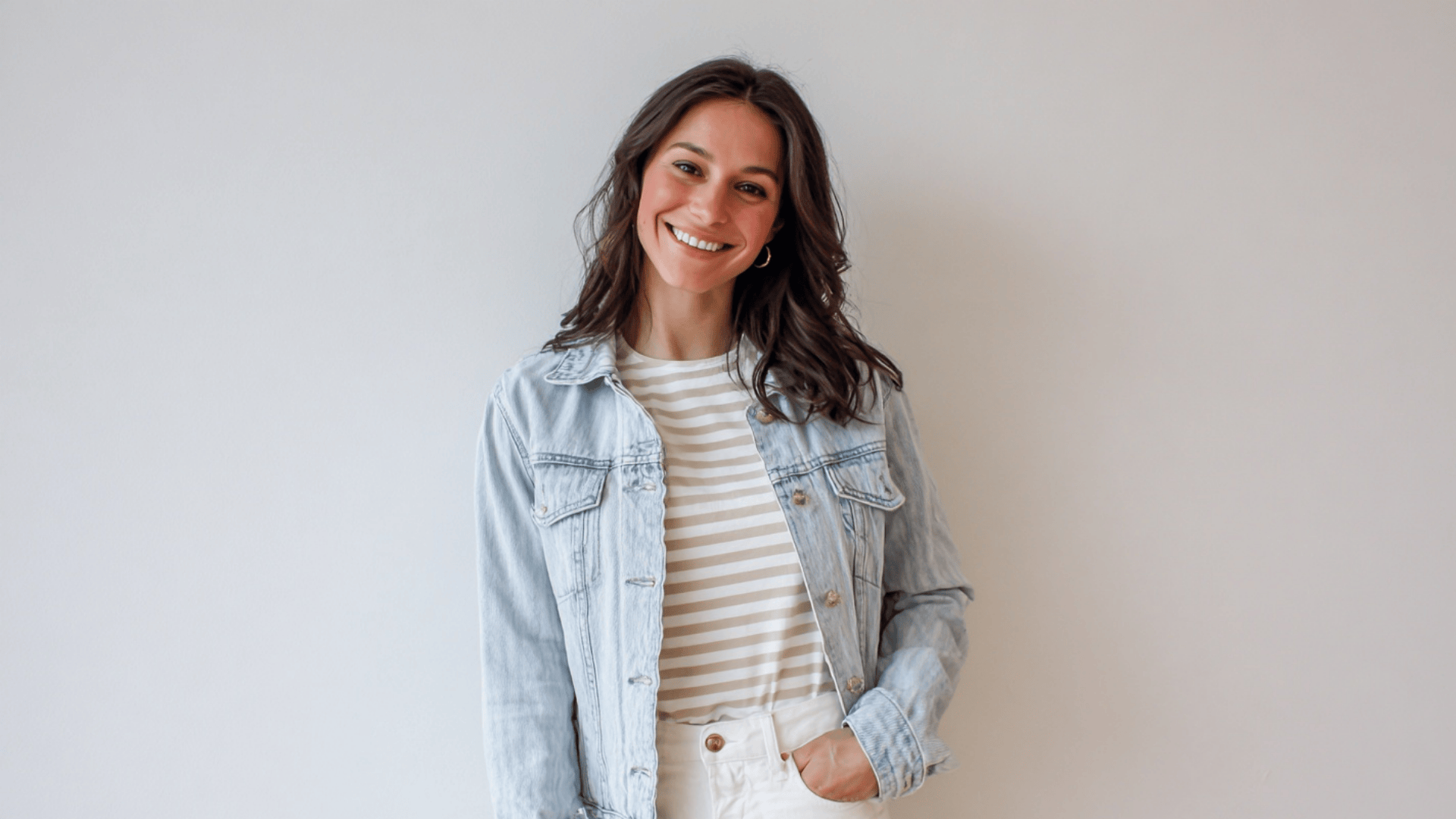 Blue Denim with White Jeans