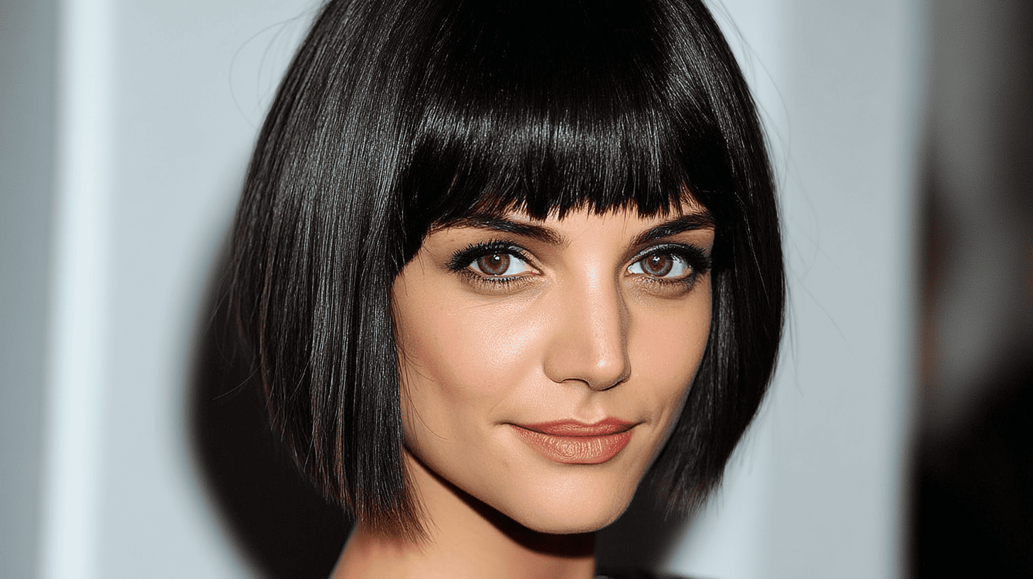 Bob with Blunt Bangs