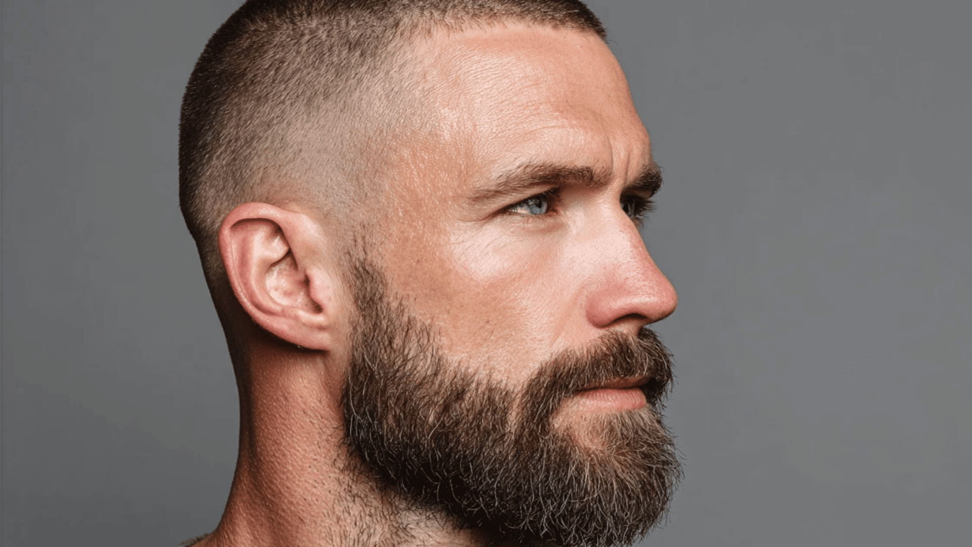Buzz Cut With Full Beard