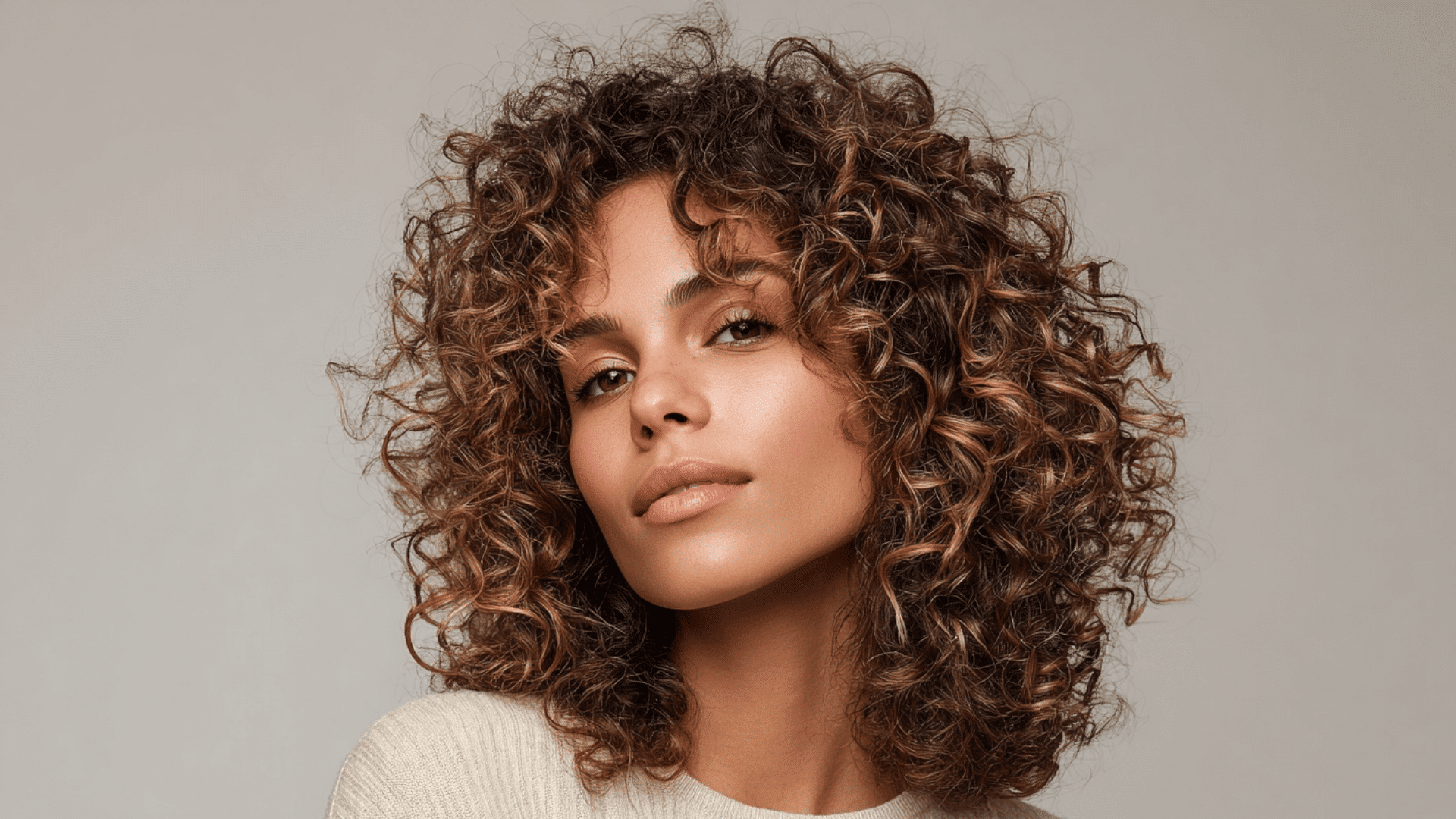 Curly Lob with Face Framed Curls