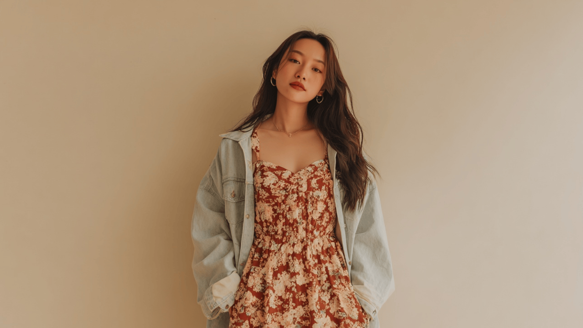 Denim with a Midi Dress