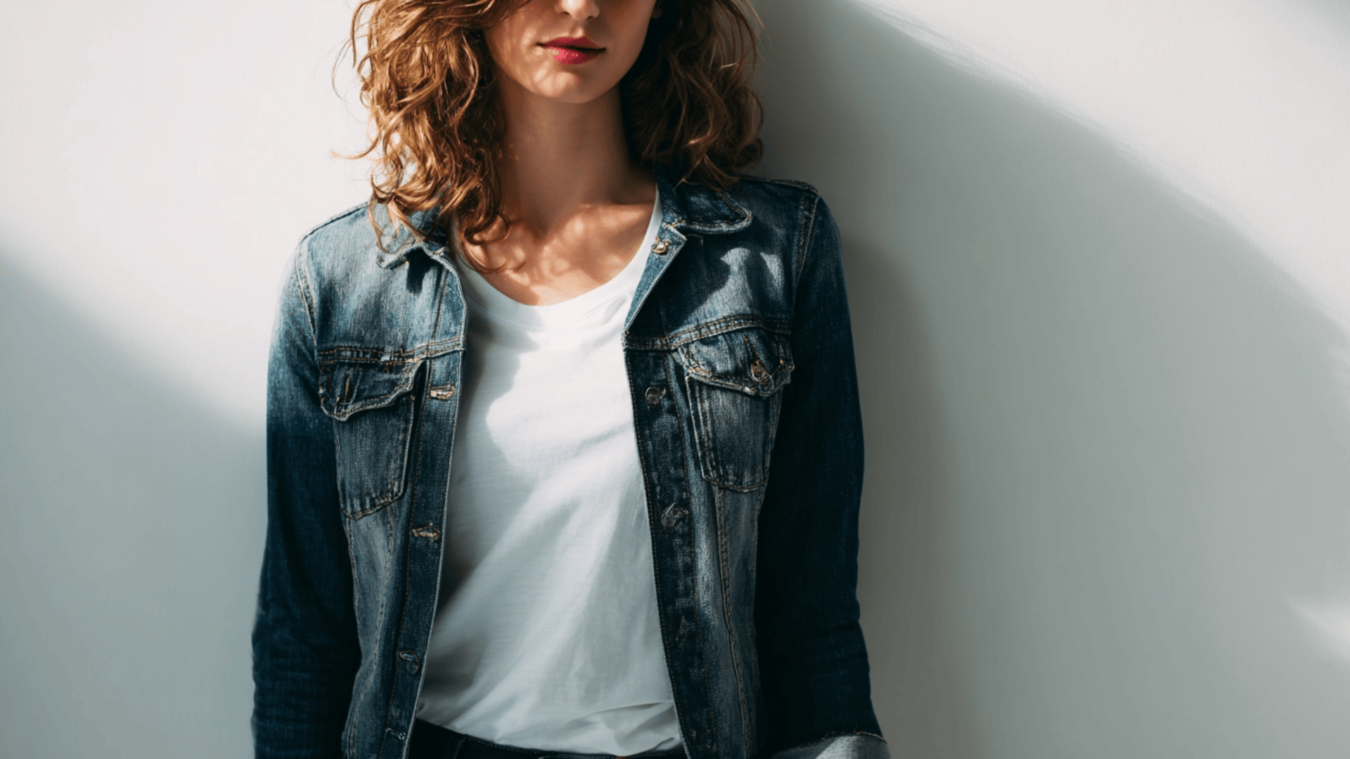 Double Denim with Contrasting Shades