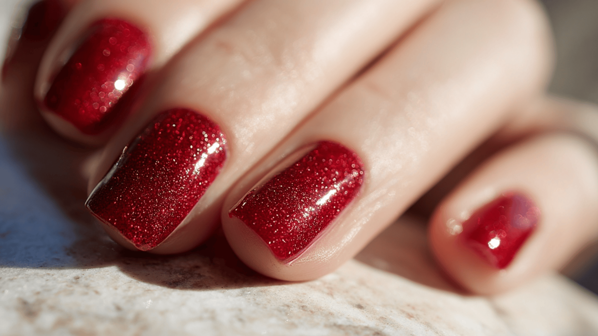 Glitter-Overlay Red