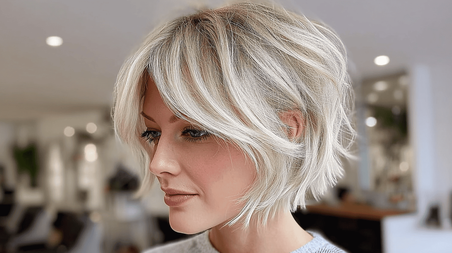 Micro Layered Lob Collarbone Length Soft Texture