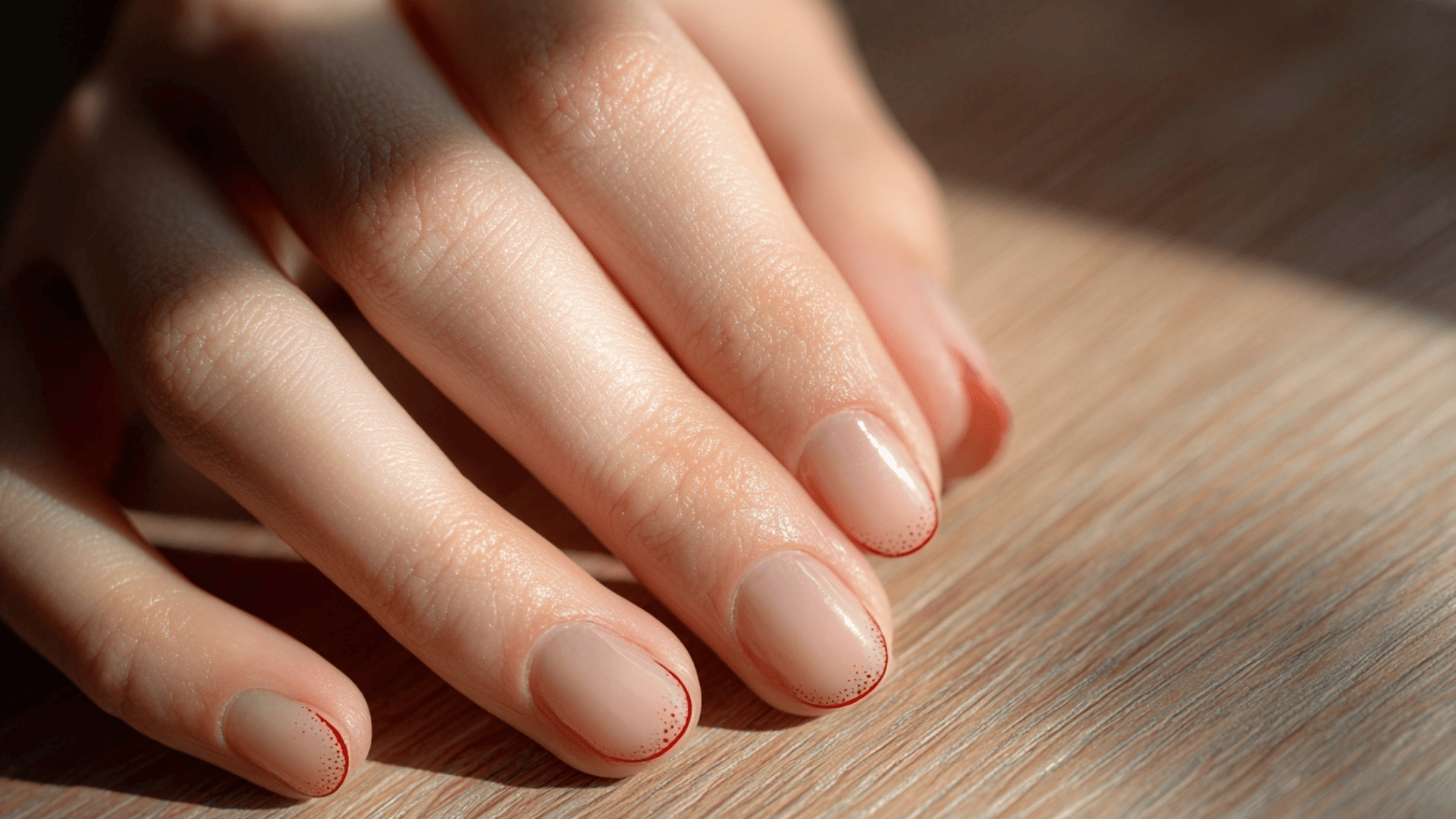 Minimalist Red Line Art