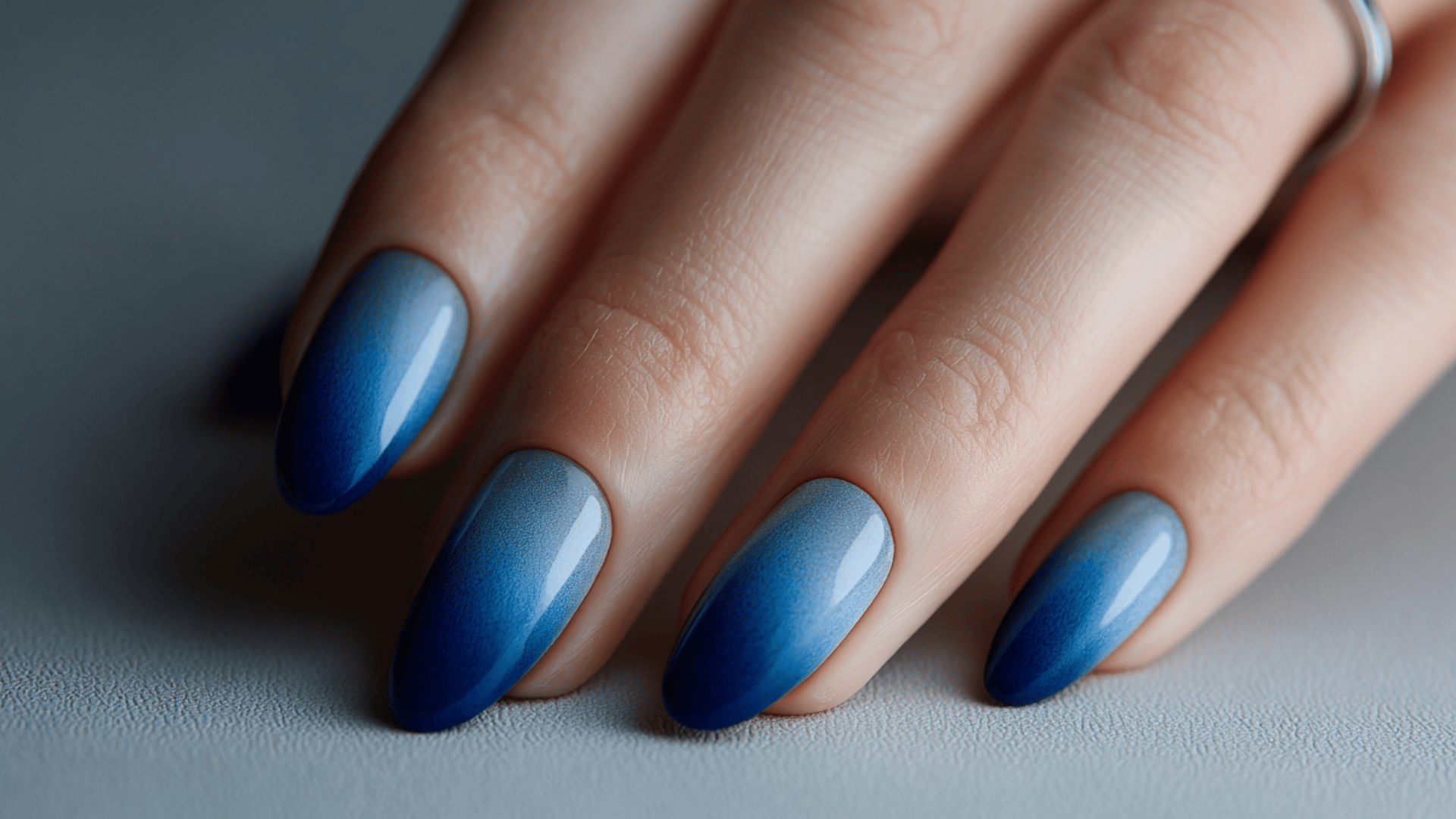 Navy Blue to Charcoal Gradient