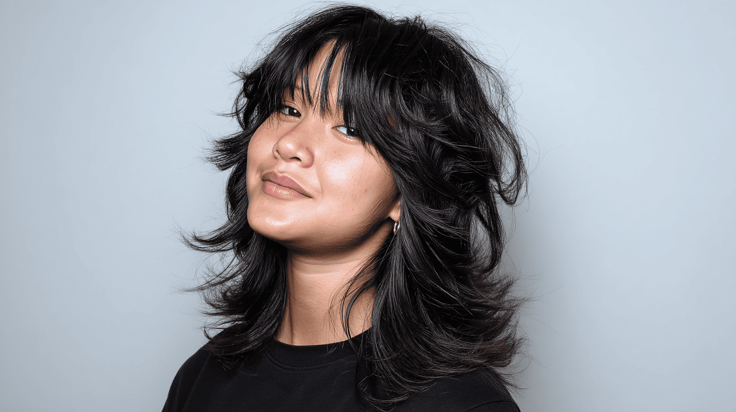 Octopus Cut Medium Short Layered Textured Hair