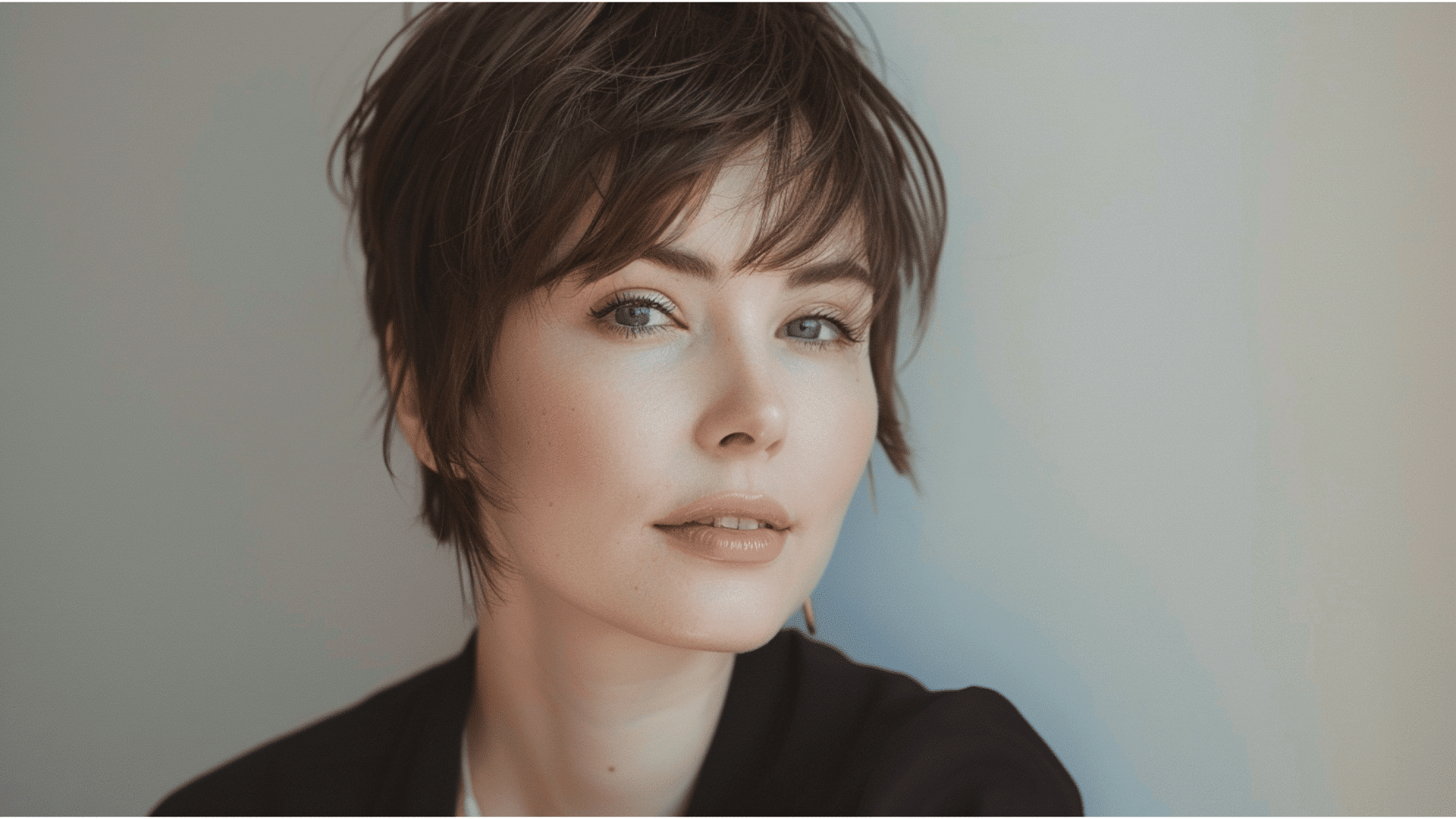 Pixie with Curtain Bangs