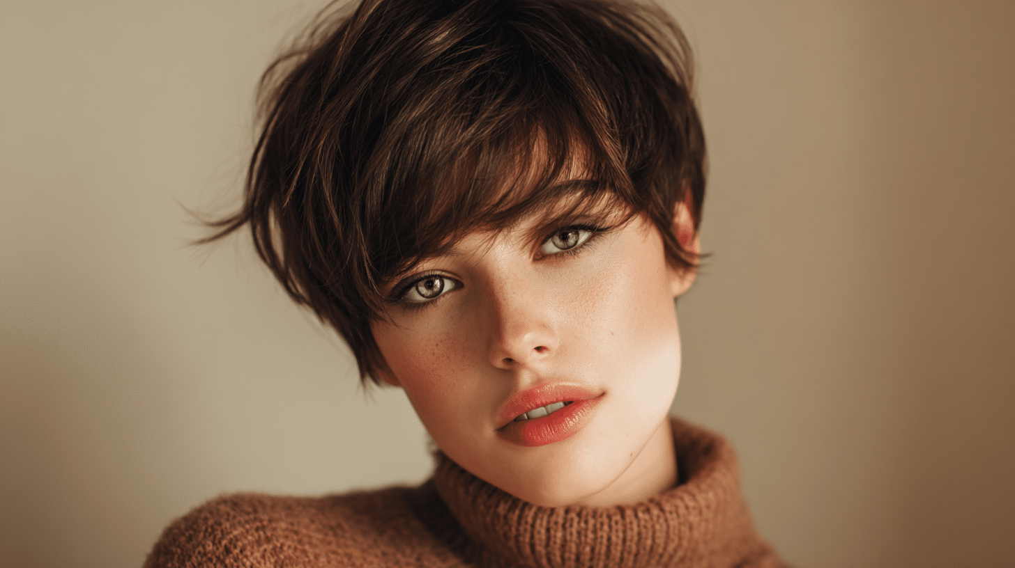 Pixie with Long Fringe