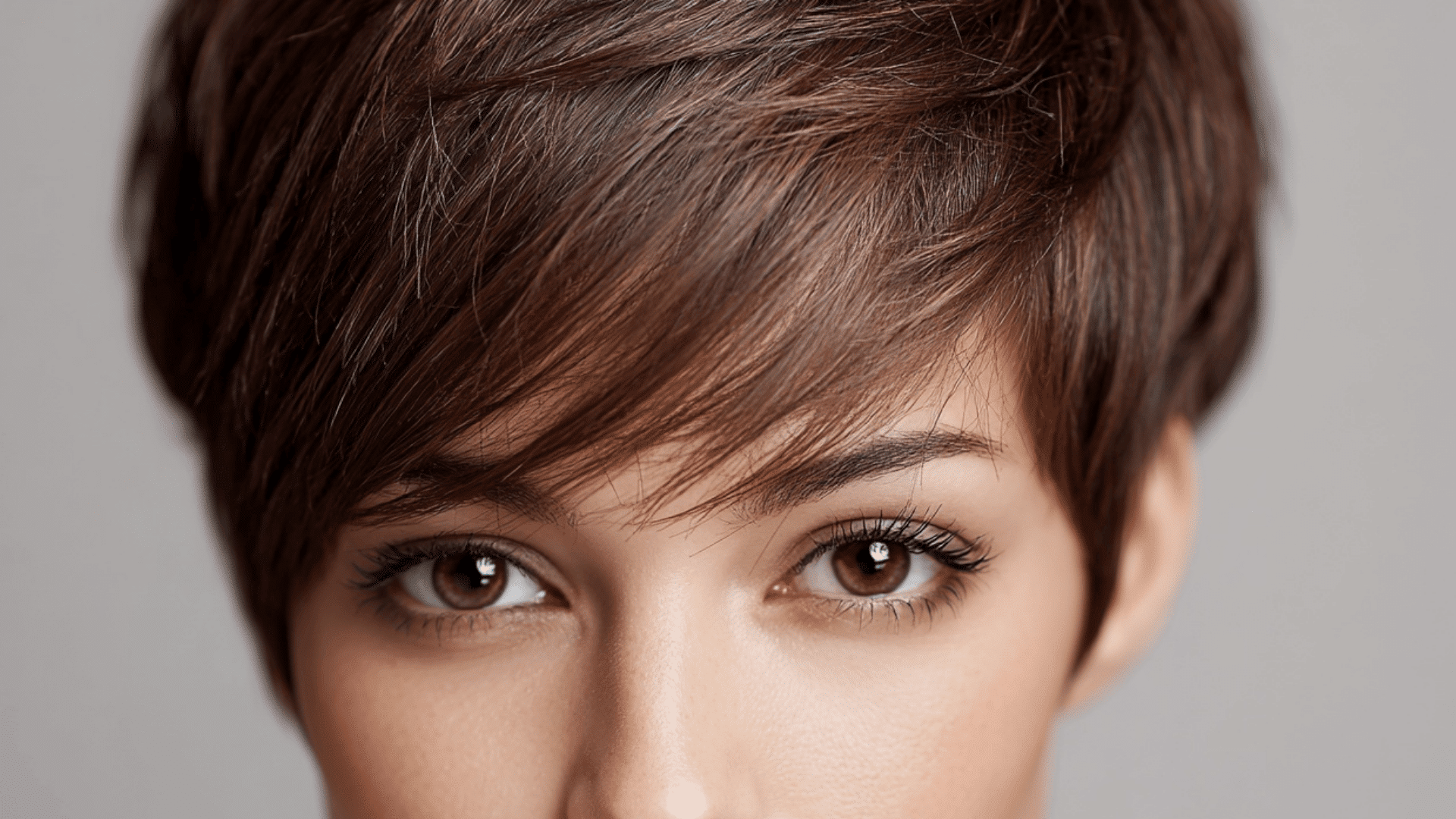 Pixie with Side-Swept Face-Framing Fringe