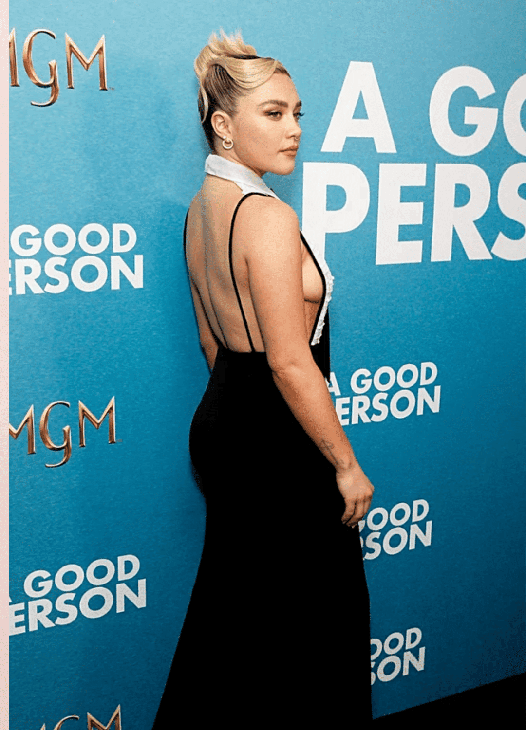 Premiere of A Good Person Side Boob Panel Valentino