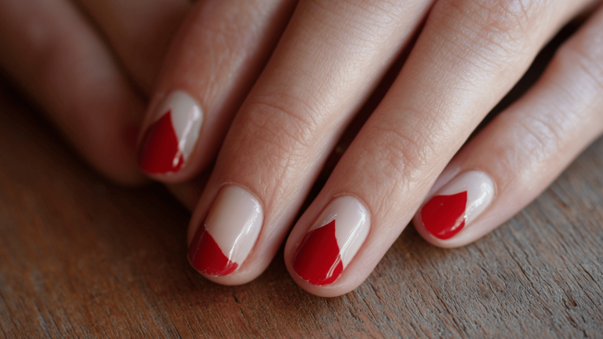 Red & Nude Color-Block