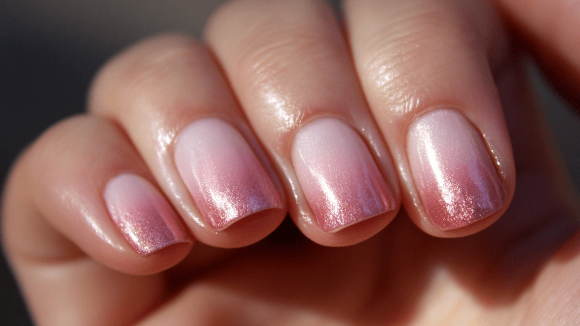 Rose Gold and Blush Ombre