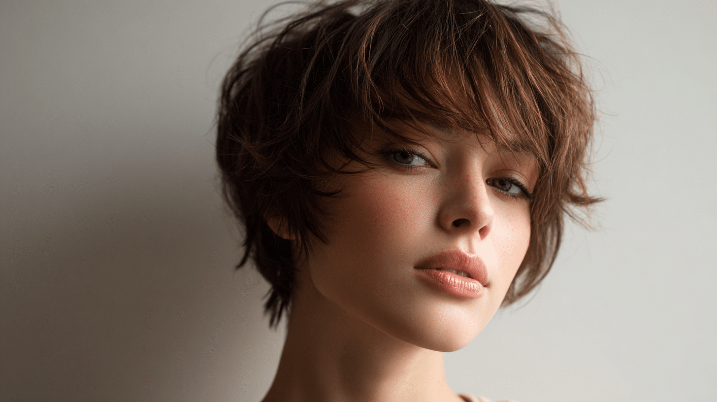 Short Hair with Wispy Bangs