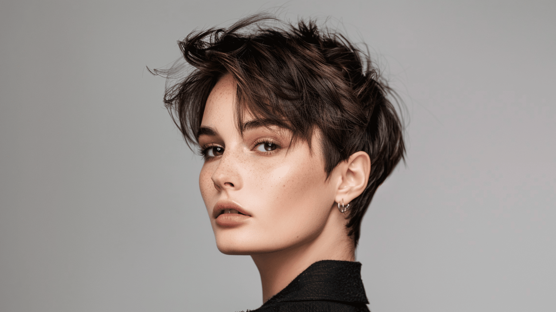 Short Layers with Cheekbone Framing