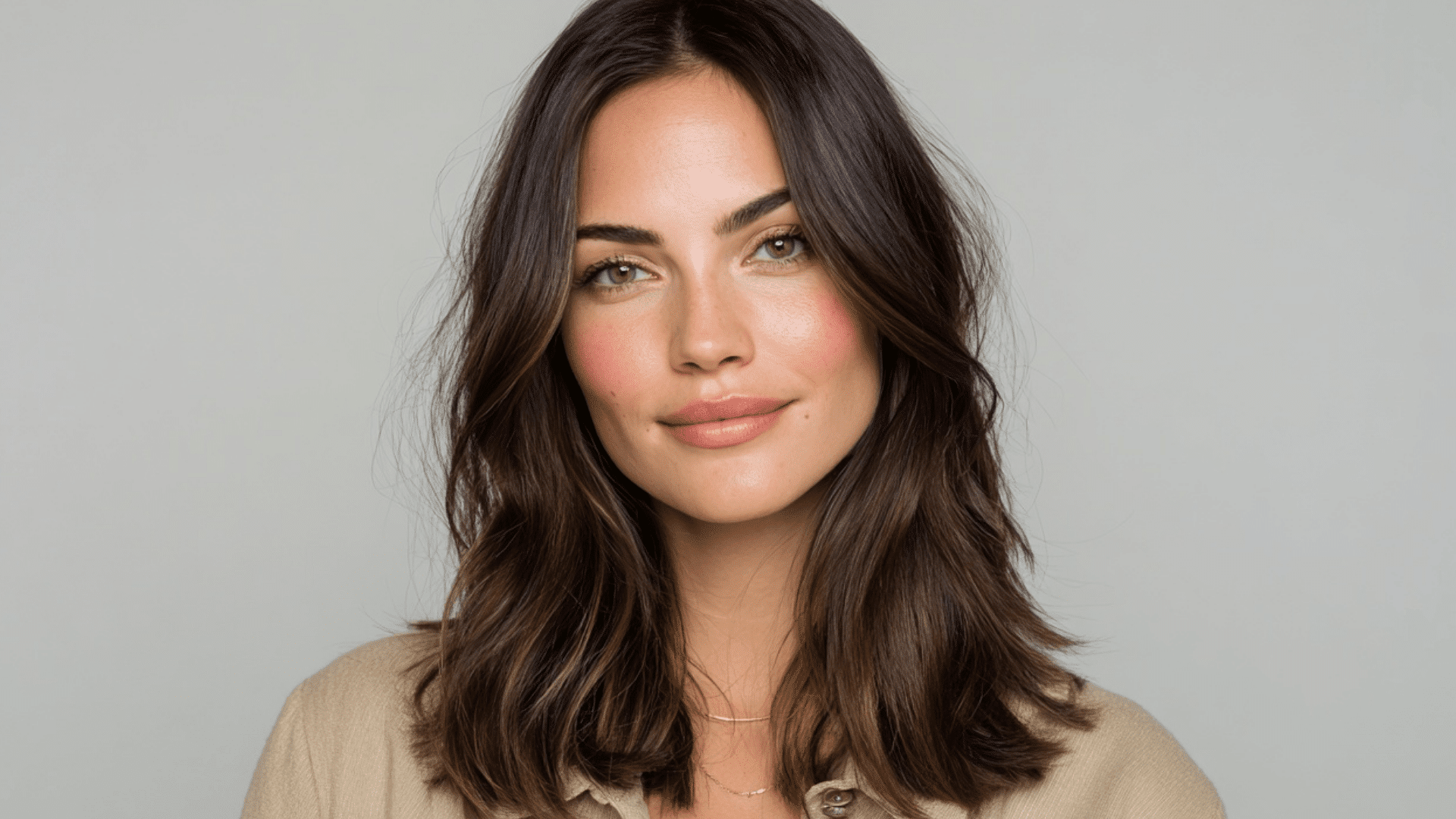 Shoulder Length Cut with Flip Ends