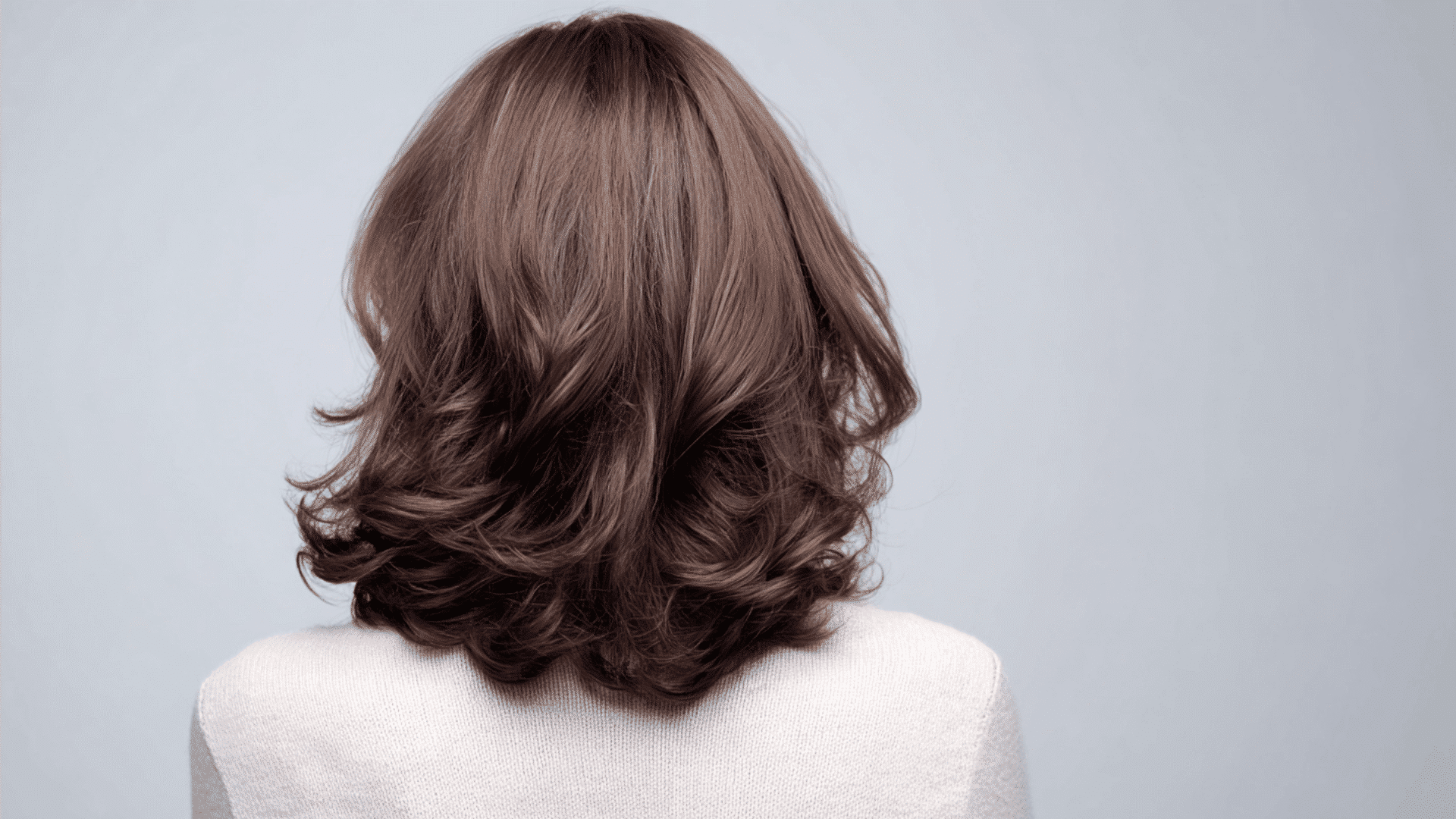 Shoulder Length with Gentle Perm or Body Wave