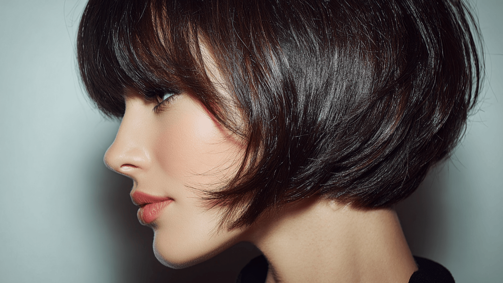 Stacked Bob with Front Layering