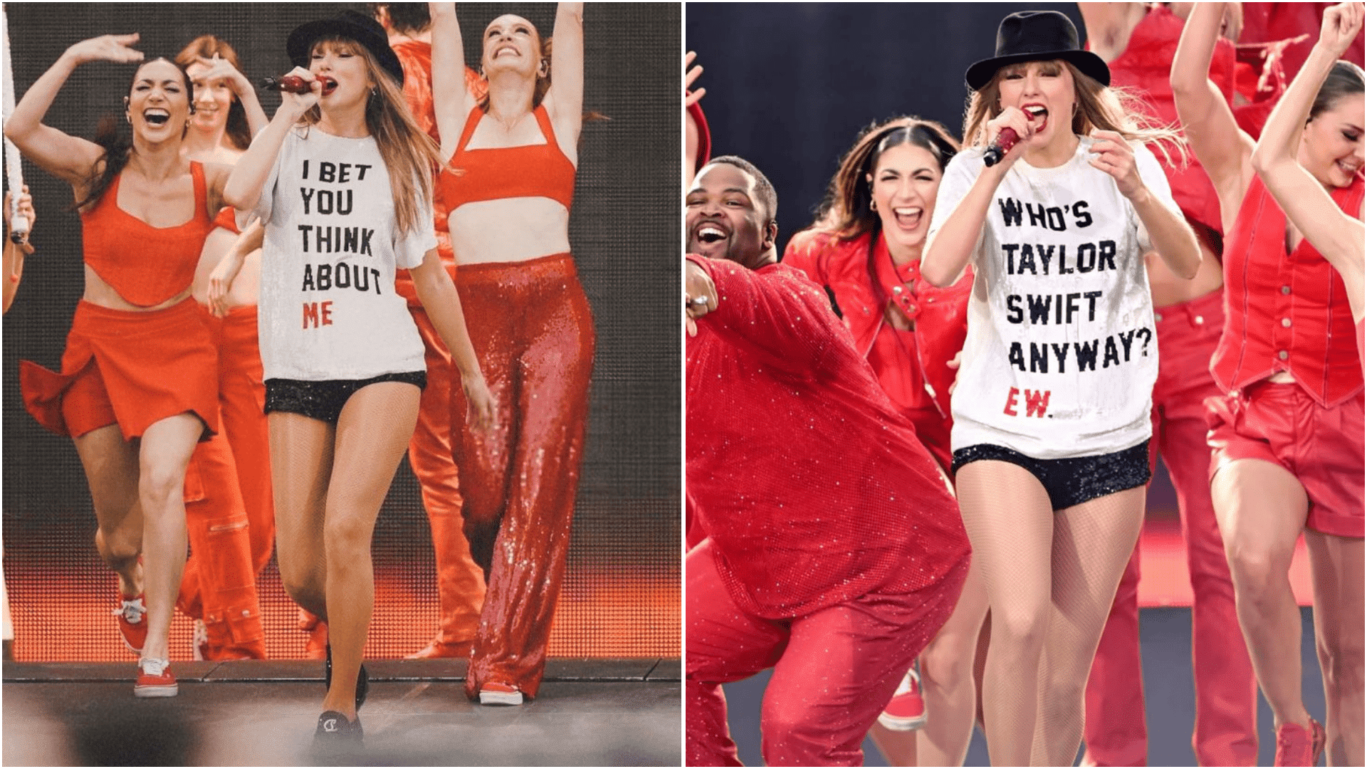 Taylor swift casual performance look