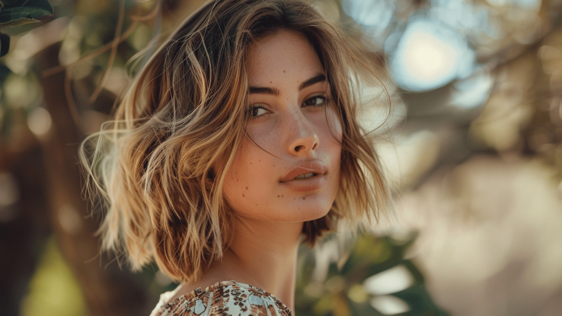 Wavy Bob Hairstyle