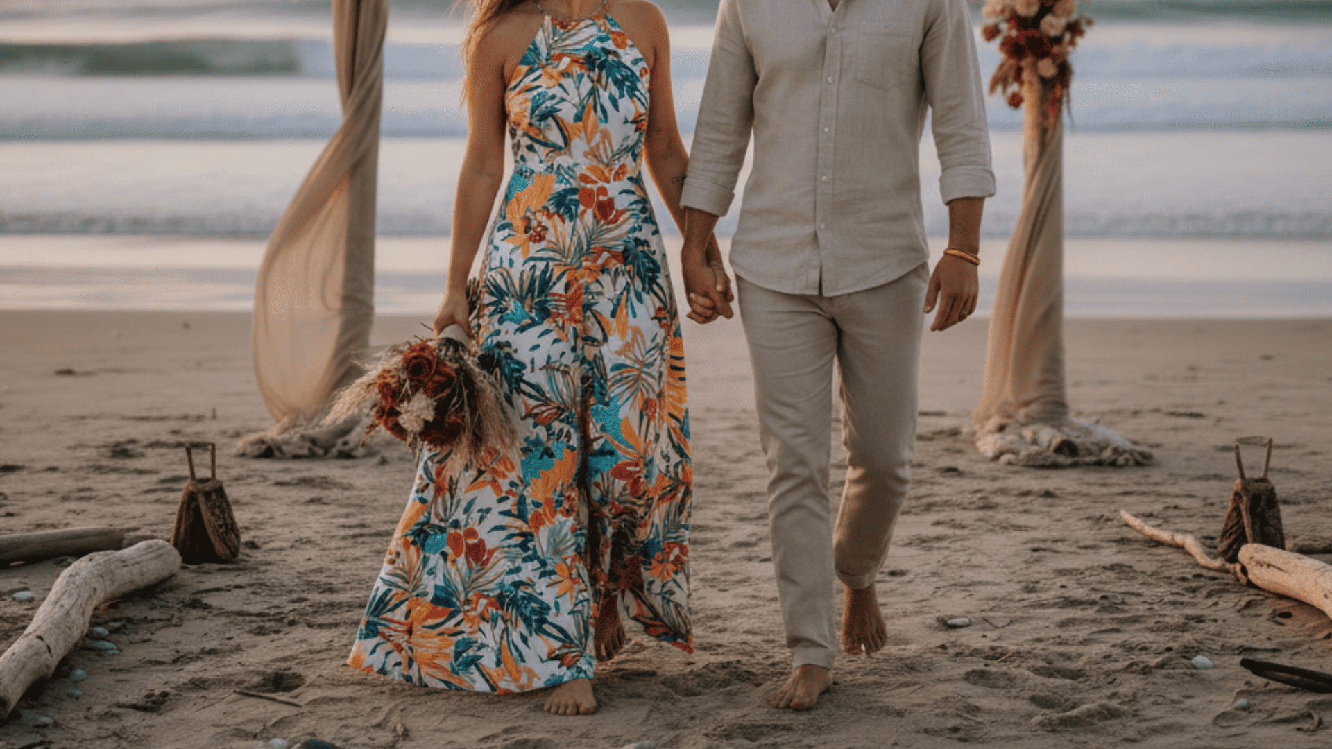 beach wedding outfit