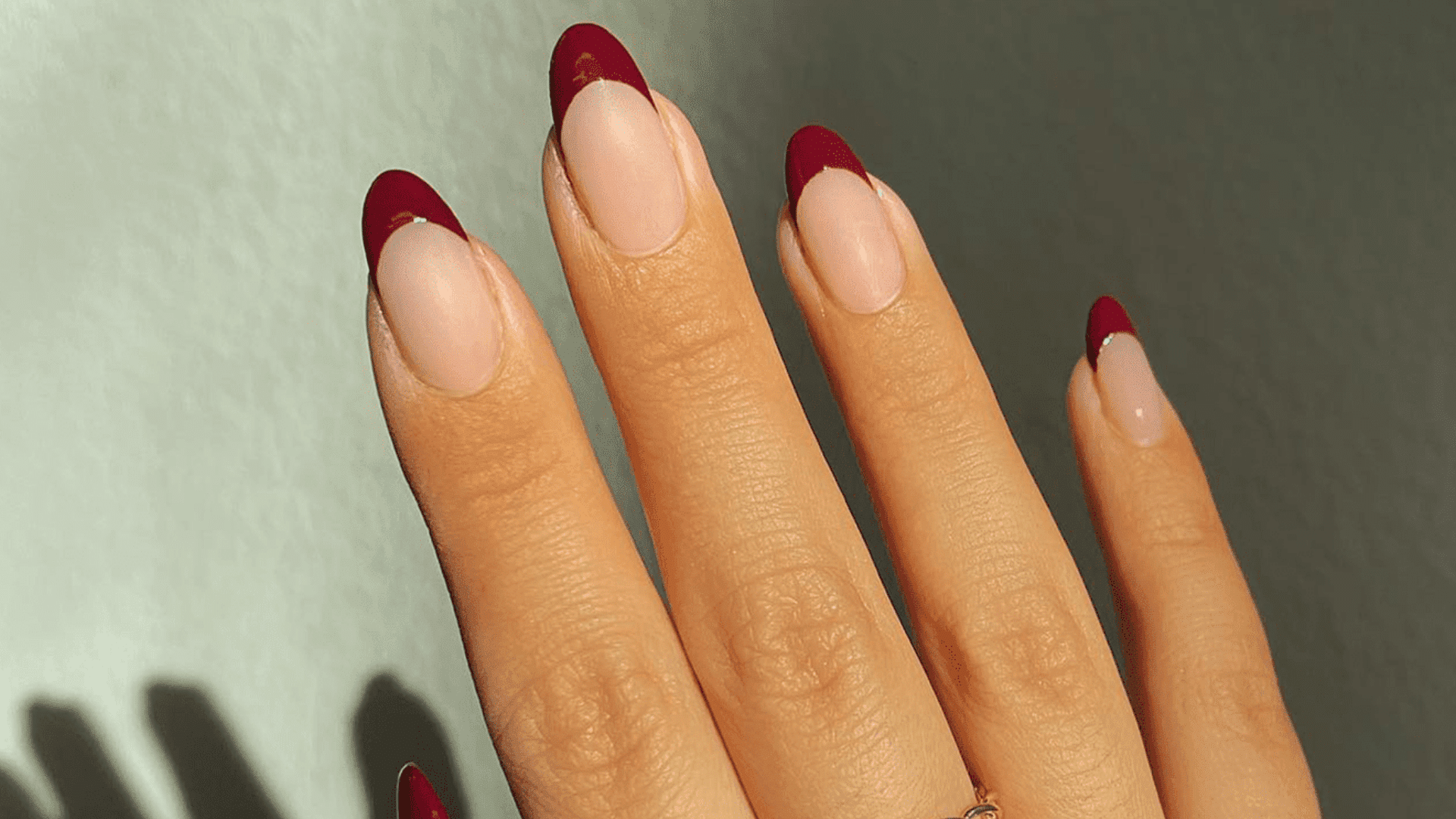 burgandy-tips-nails