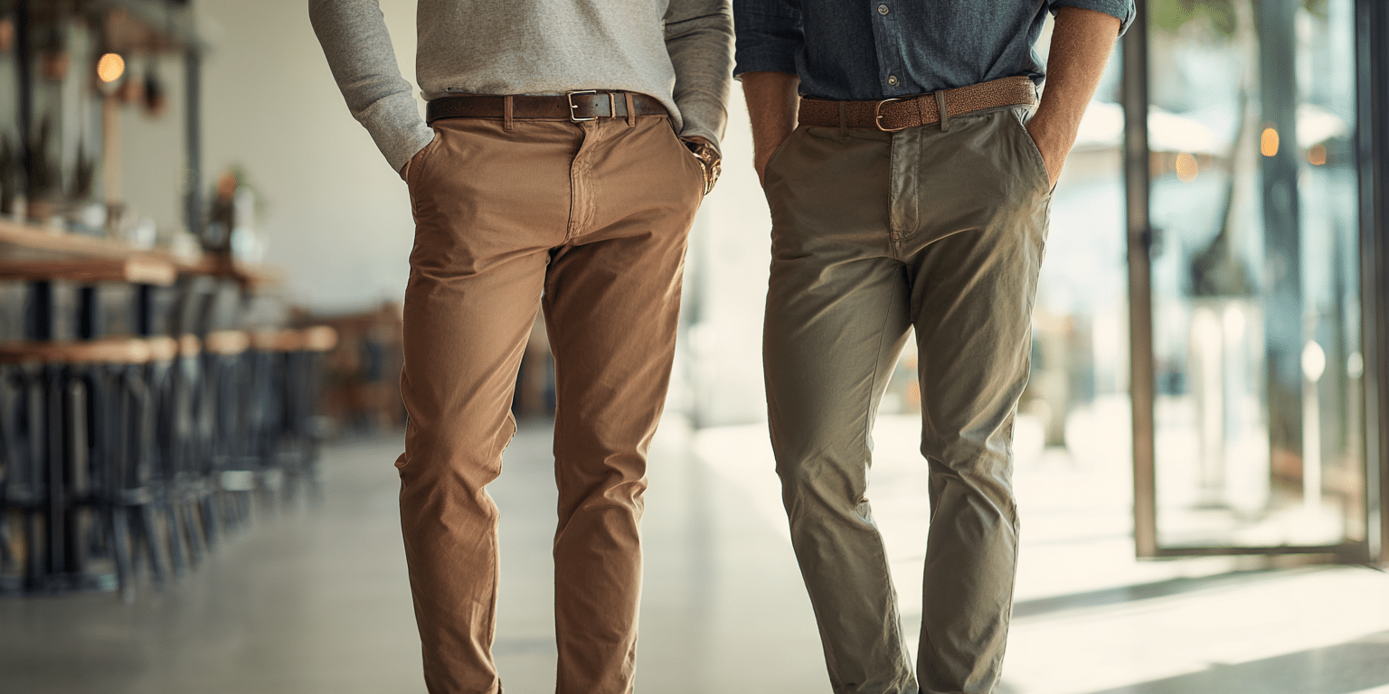 chinos vs khaki